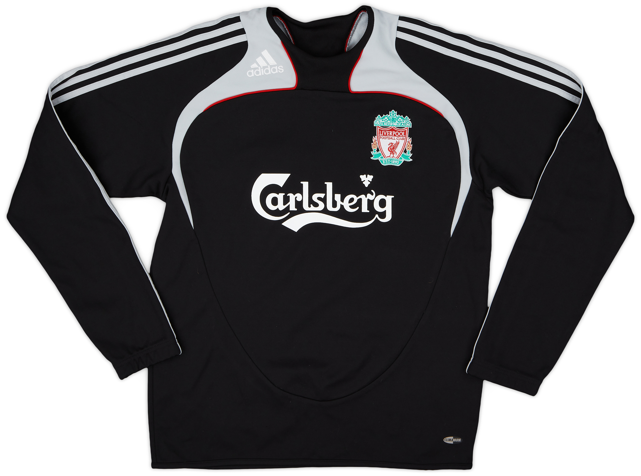 2008-09 Liverpool adidas Sweat Top - 10/10 - (M)