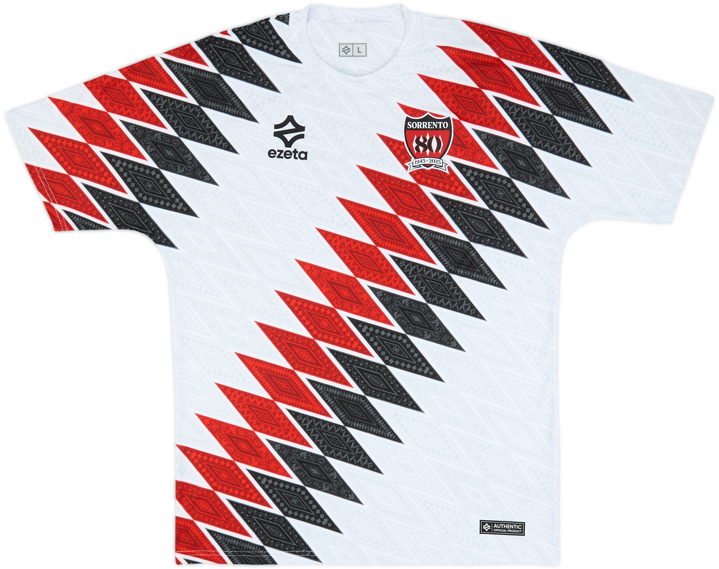 2025-26 Sorrento 80th Anniversary Shirt