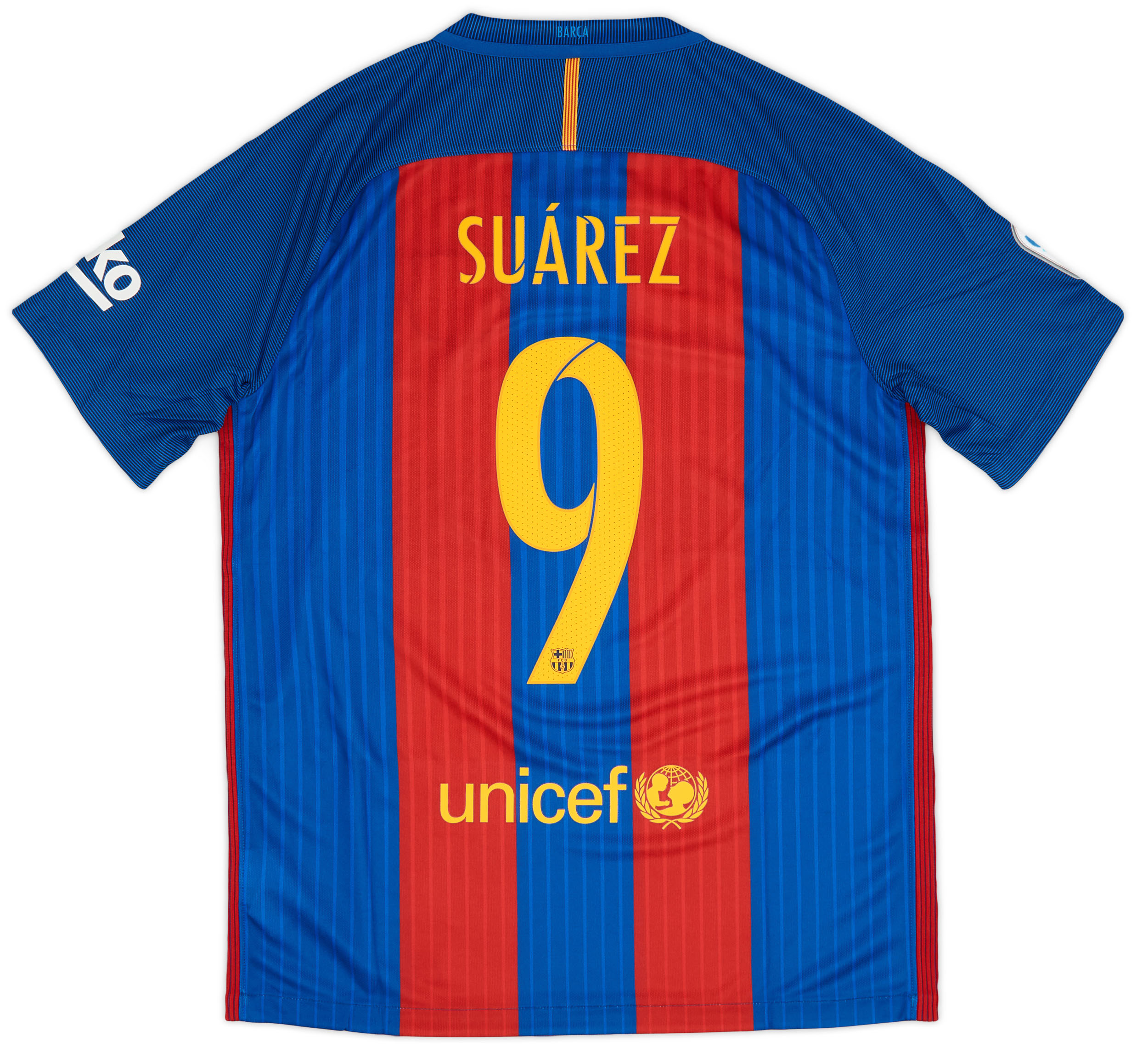 2016 17 Barcelona Home Shirt Su rez 9 M