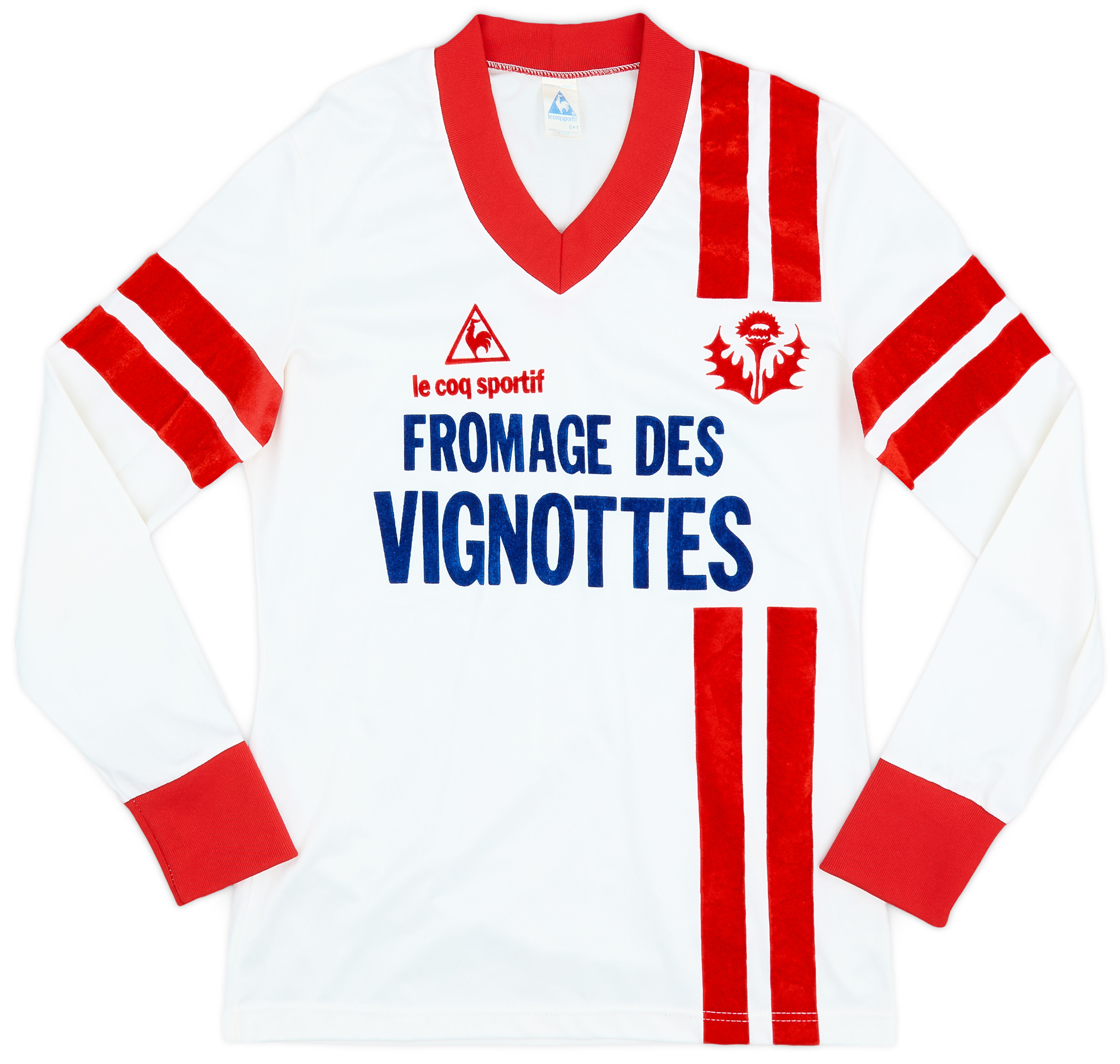 1981 83 AS Nancy Home L S Shirt 10 10 S