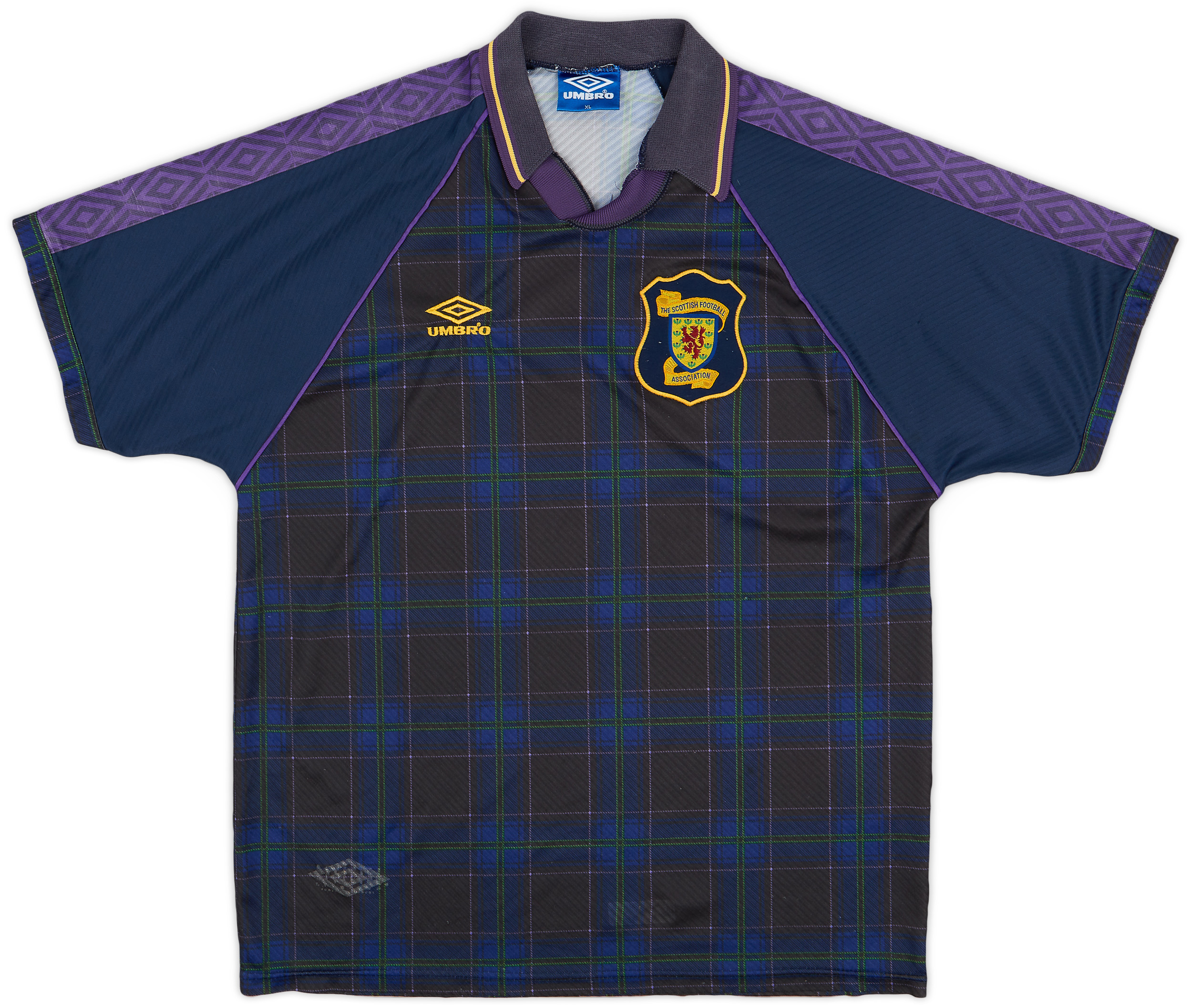 1994-95 Scotland Umbro Training Shirt - 8/10 - (L)