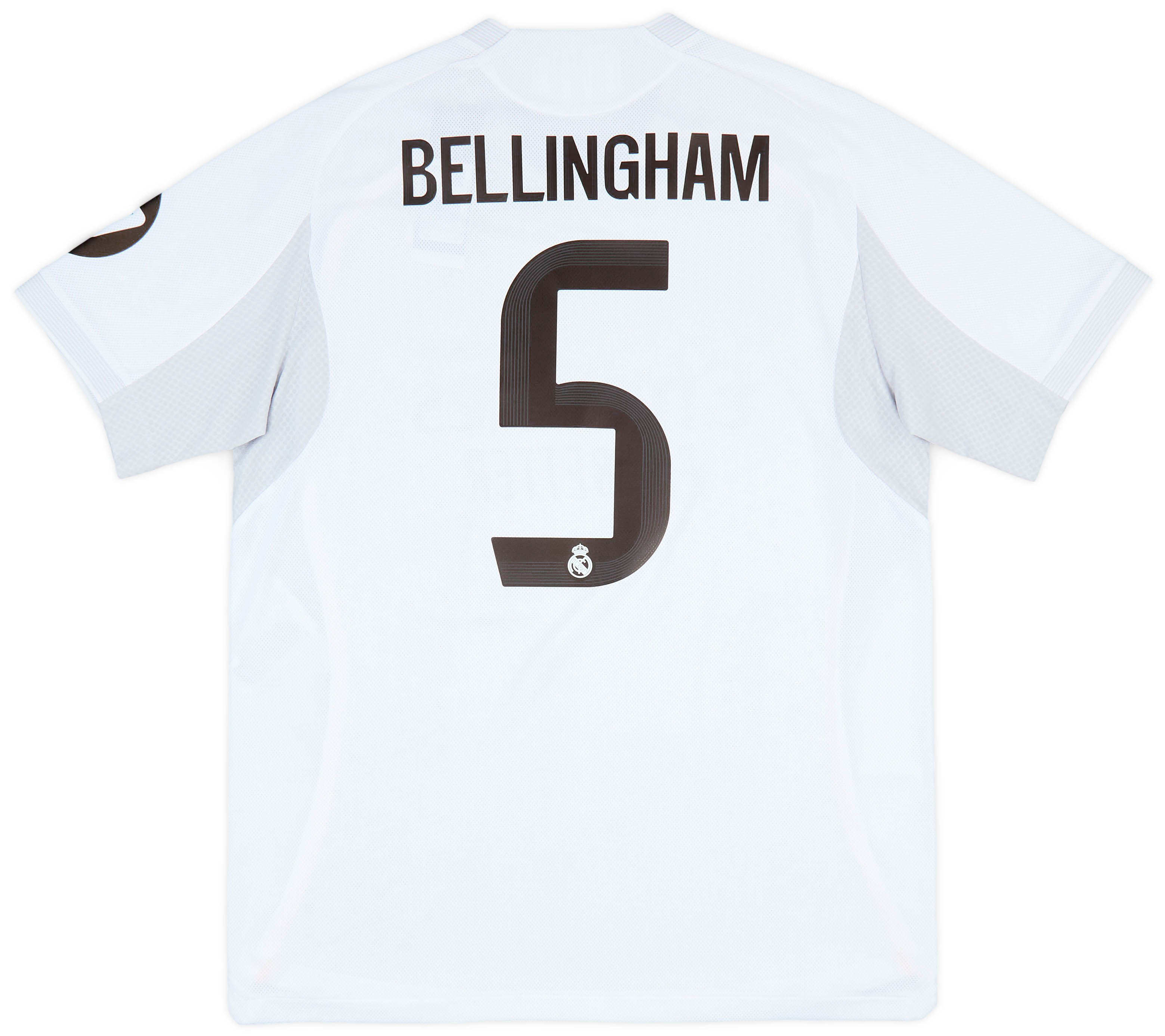 2025-26 Real Madrid Authentic Home Shirt Bellingham #5