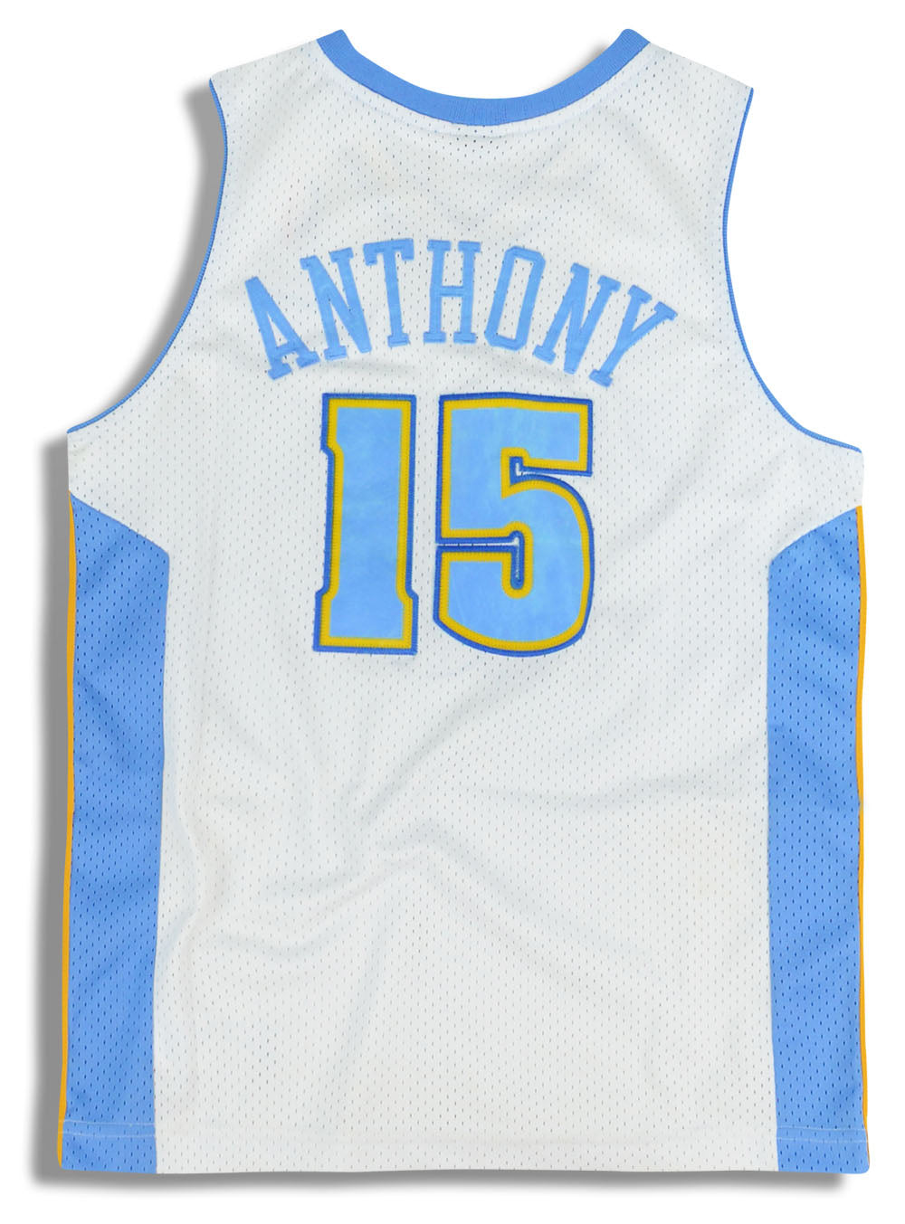 2003-04 Denver Nuggets Anthony #15 Nike Swingman Jersey (Home) Y