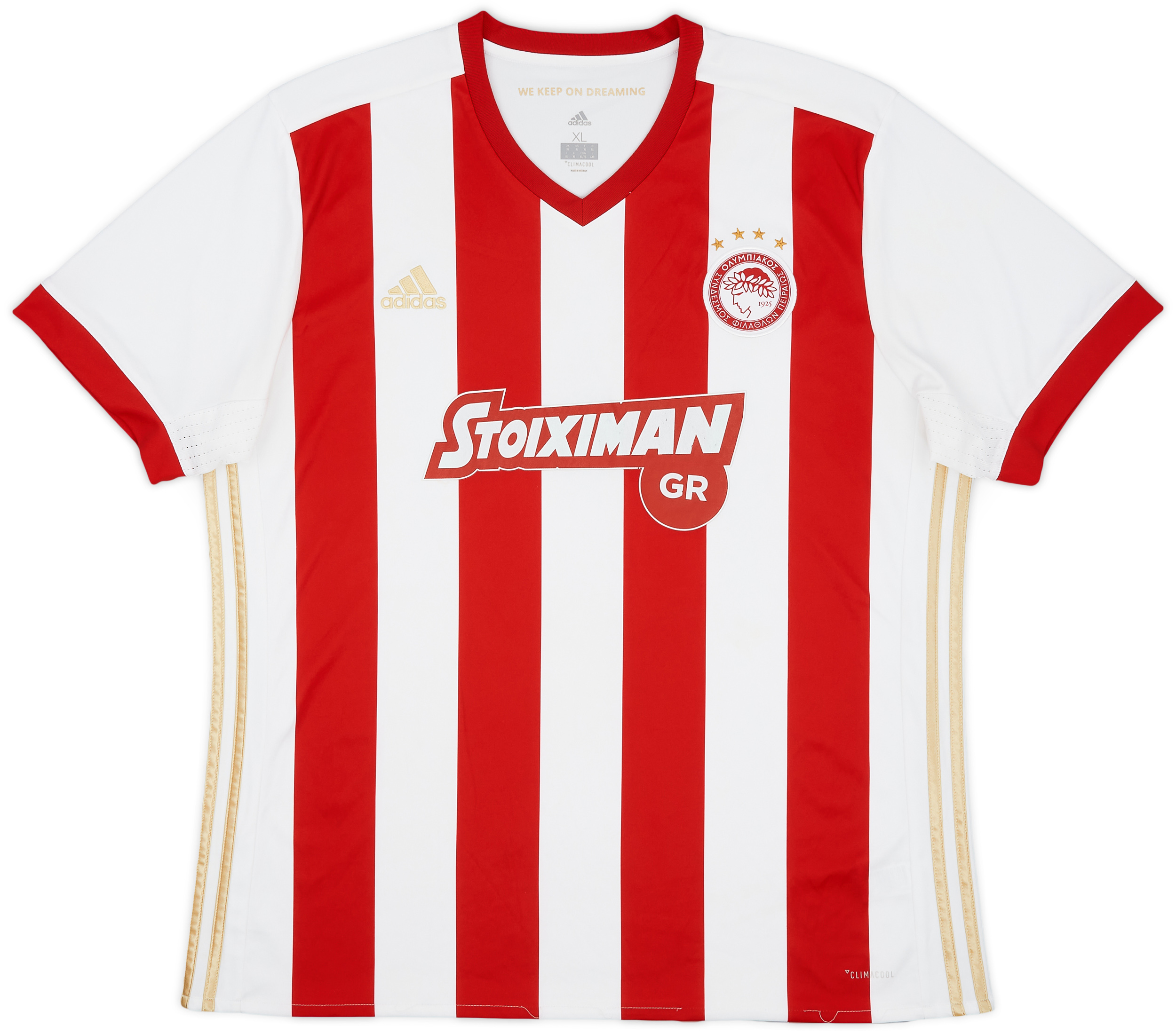 2017-18 Olympiakos Home Shirt - 7/10 - (XL)