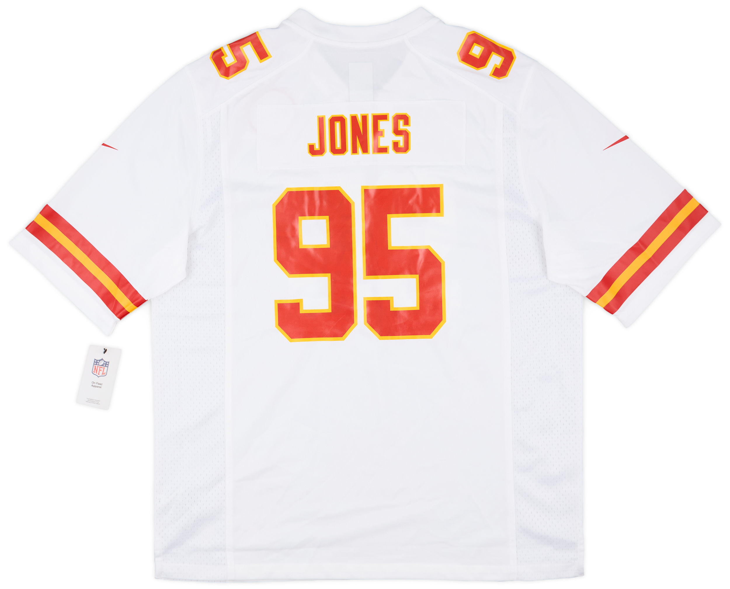 2016-24 Kansas City Chiefs Jones #95 Nike Game Away Jersey (XL)