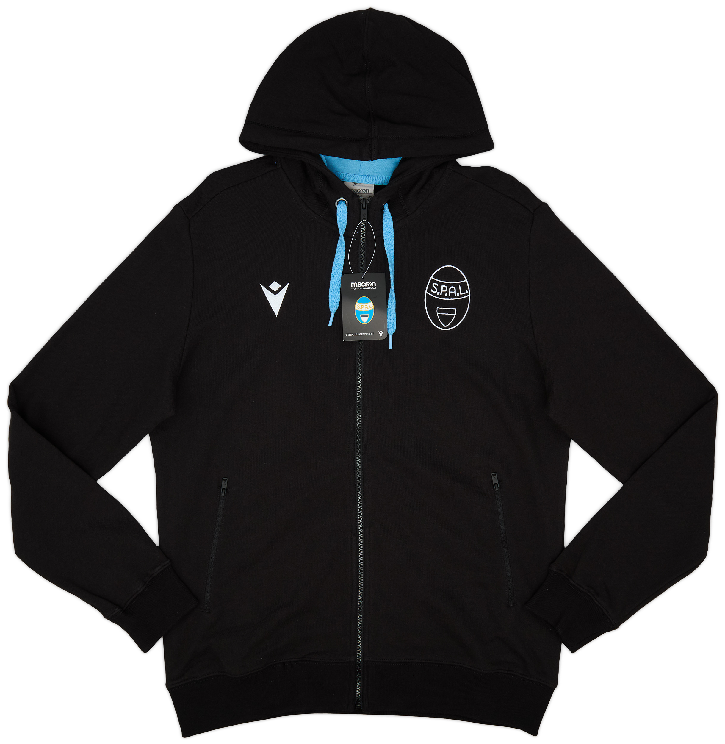 2021-22 SPAL Macron Hooded Jacket (XXL) 