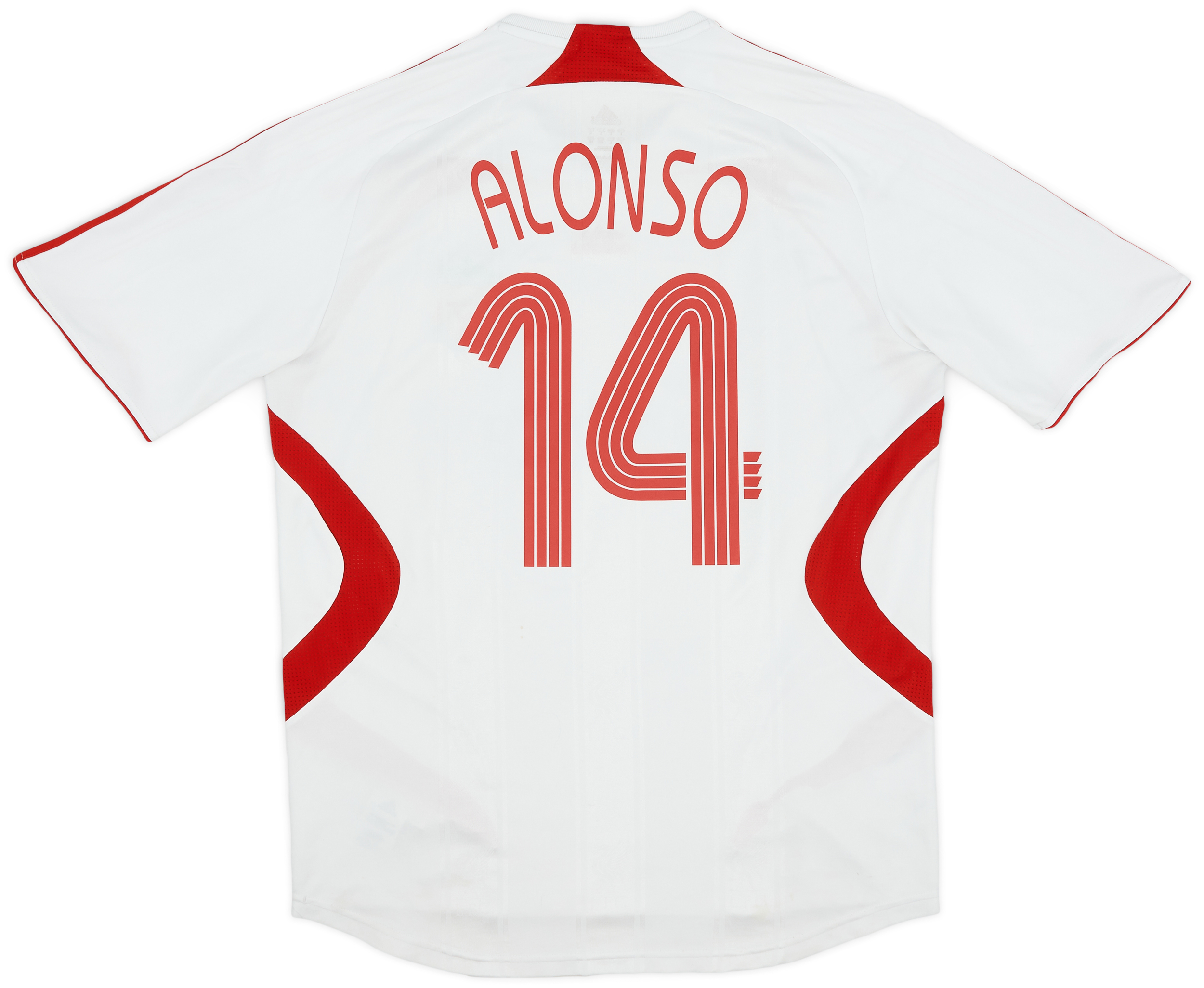 2007-08 Liverpool Away Shirt Alonso #14 - 6/10 - (L)