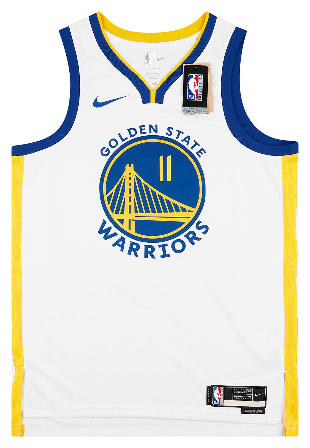 2017-23 Golden State Warriors Thompson #11 Nike Swingman Jersey (Home) L - W/Tags