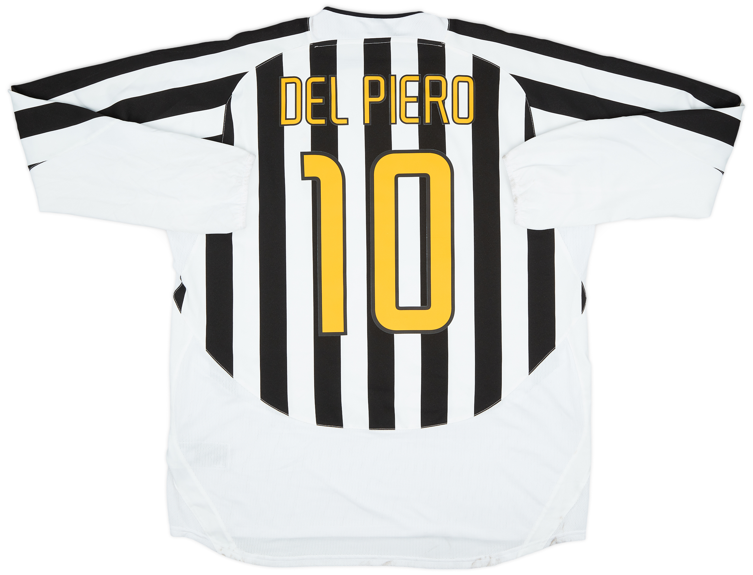 2003-04 Juventus Home L/S Shirt Del Piero #10 (XXL)