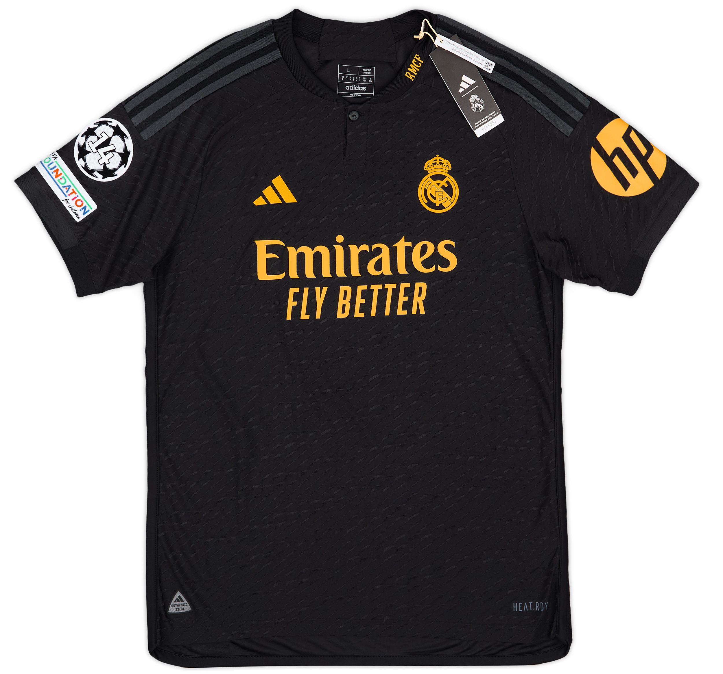 2023-24 Real Madrid Authentic Third CL Shirt Bellingham #5 (L)