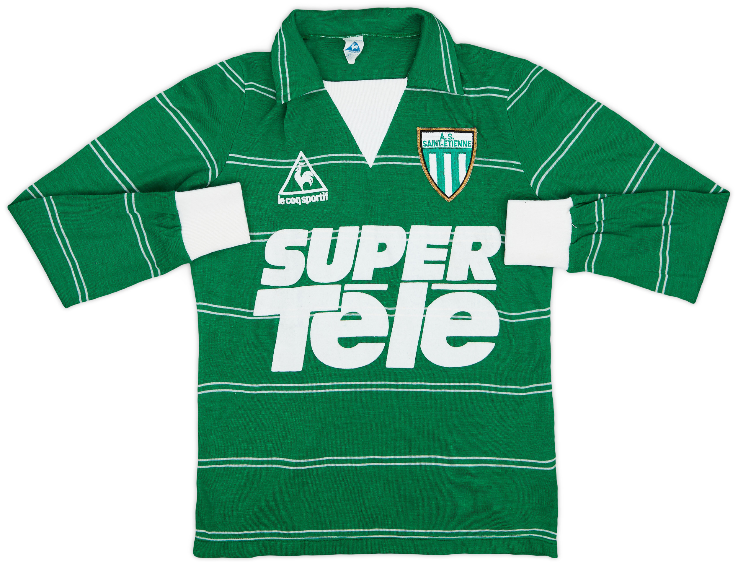 Maillot Vintage AS Saint-Etienne 1980 - Le Coq Sportif - Domicile - Vert - Taille S