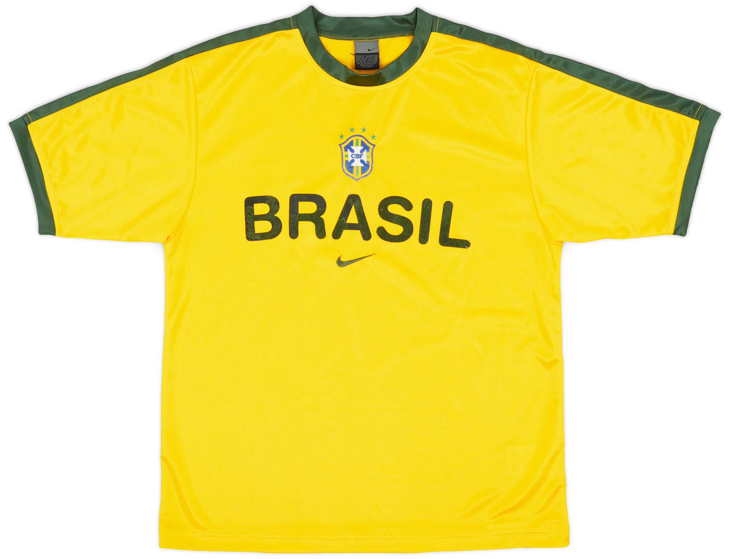 Brazil Nike Vintage 2000 Y2k Streetwear Football Shirt