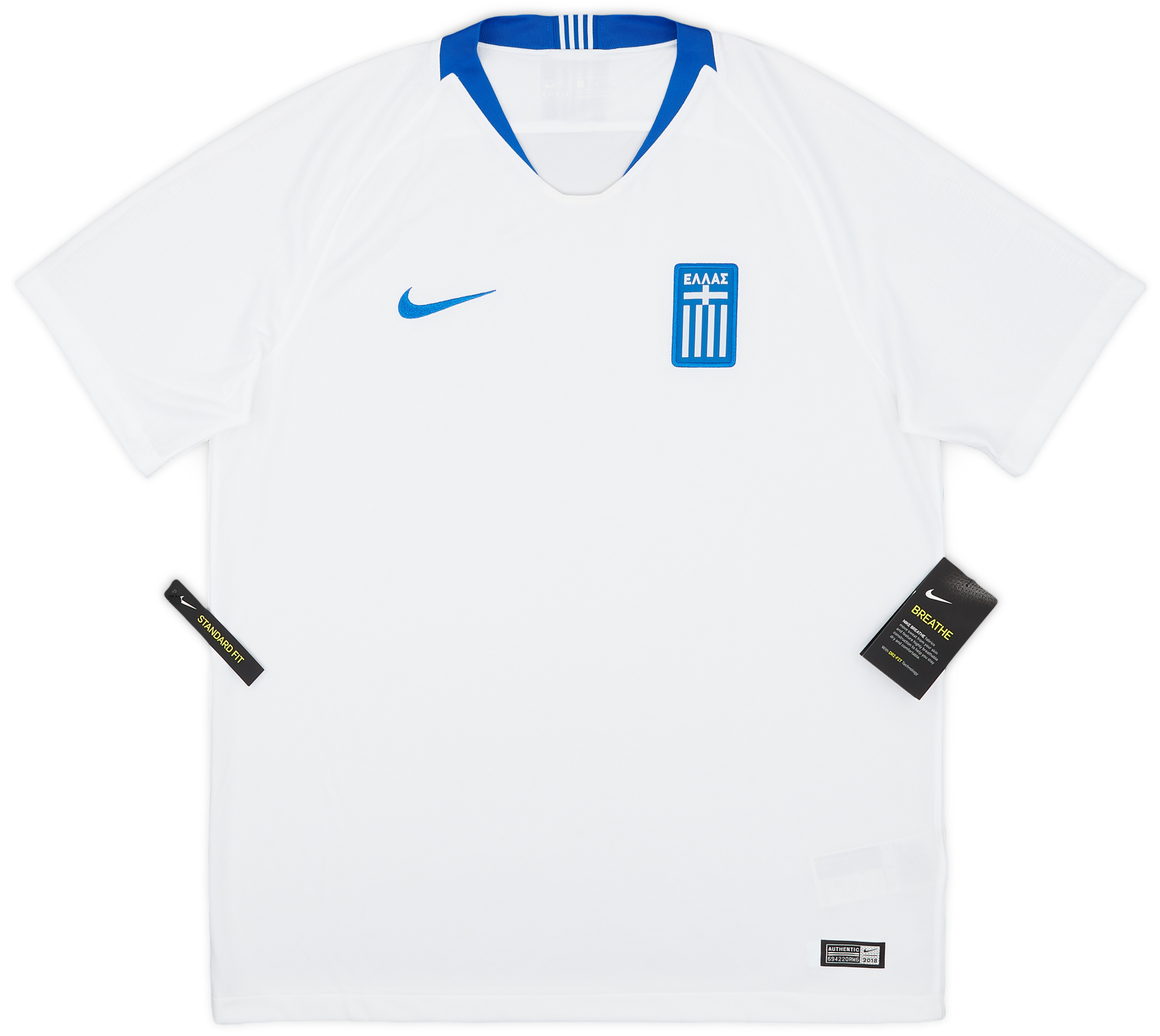 2018-19 Greece Home Shirt (L)