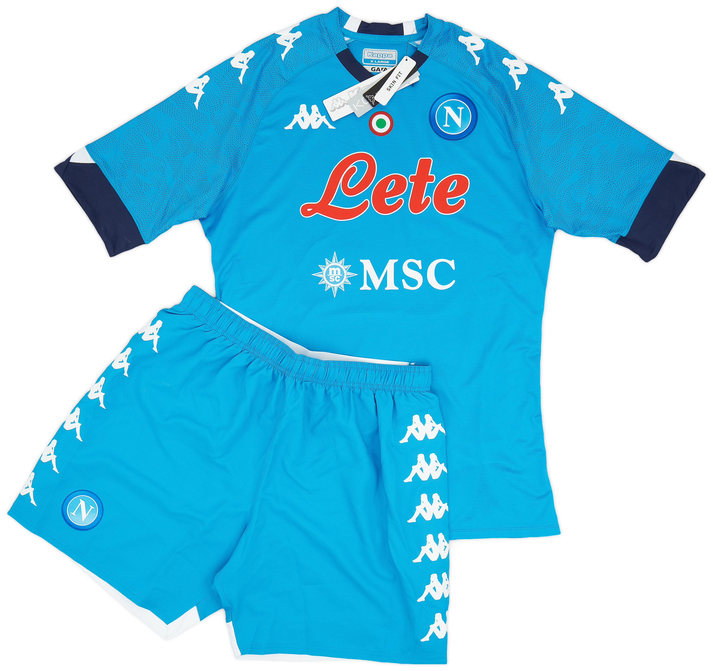 2020-21 Napoli Home Shirt & Shorts Mertens #14 (XL)