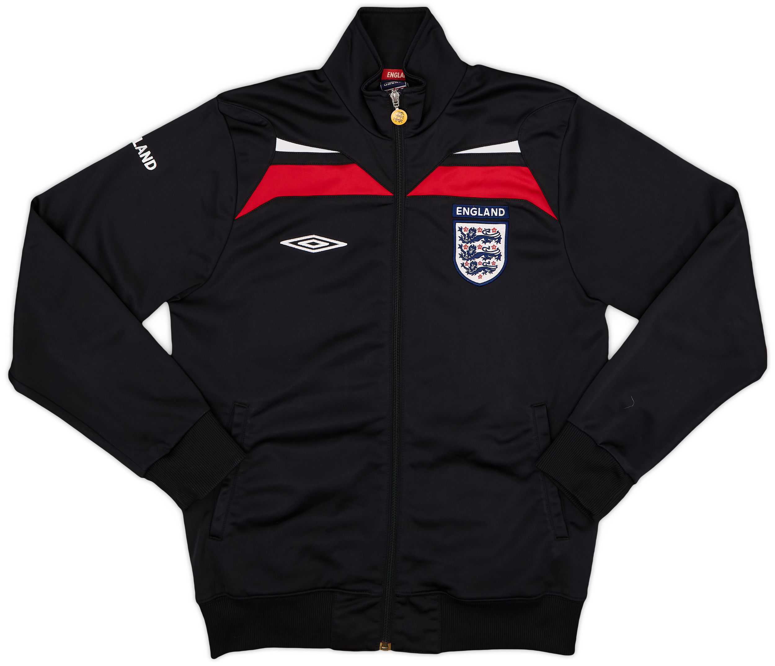 2007-09 England Umbro Track Jacket - 8/10 - (S) 2007-09 England Umbro Track Jacket - 8/10 - (S)