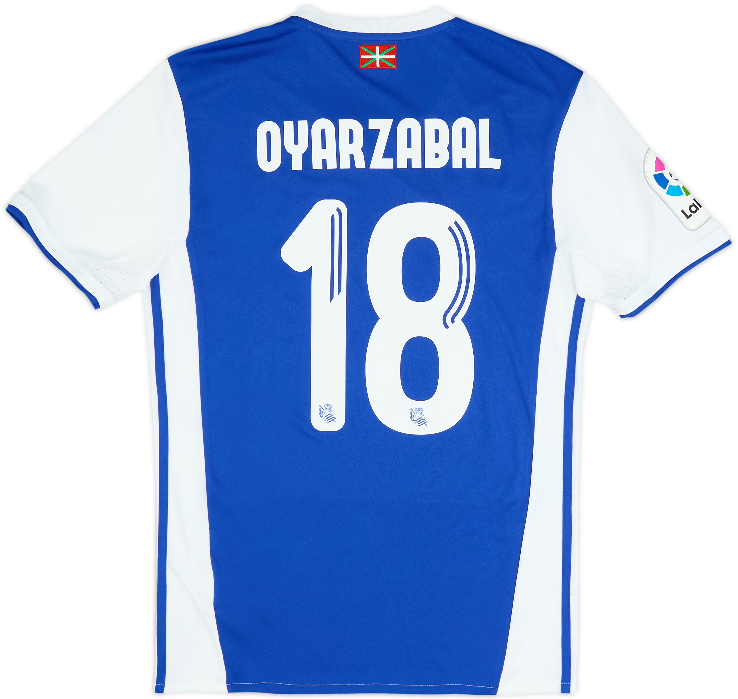 2016-17 Real Sociedad Home Shirt Oyarzabal #18