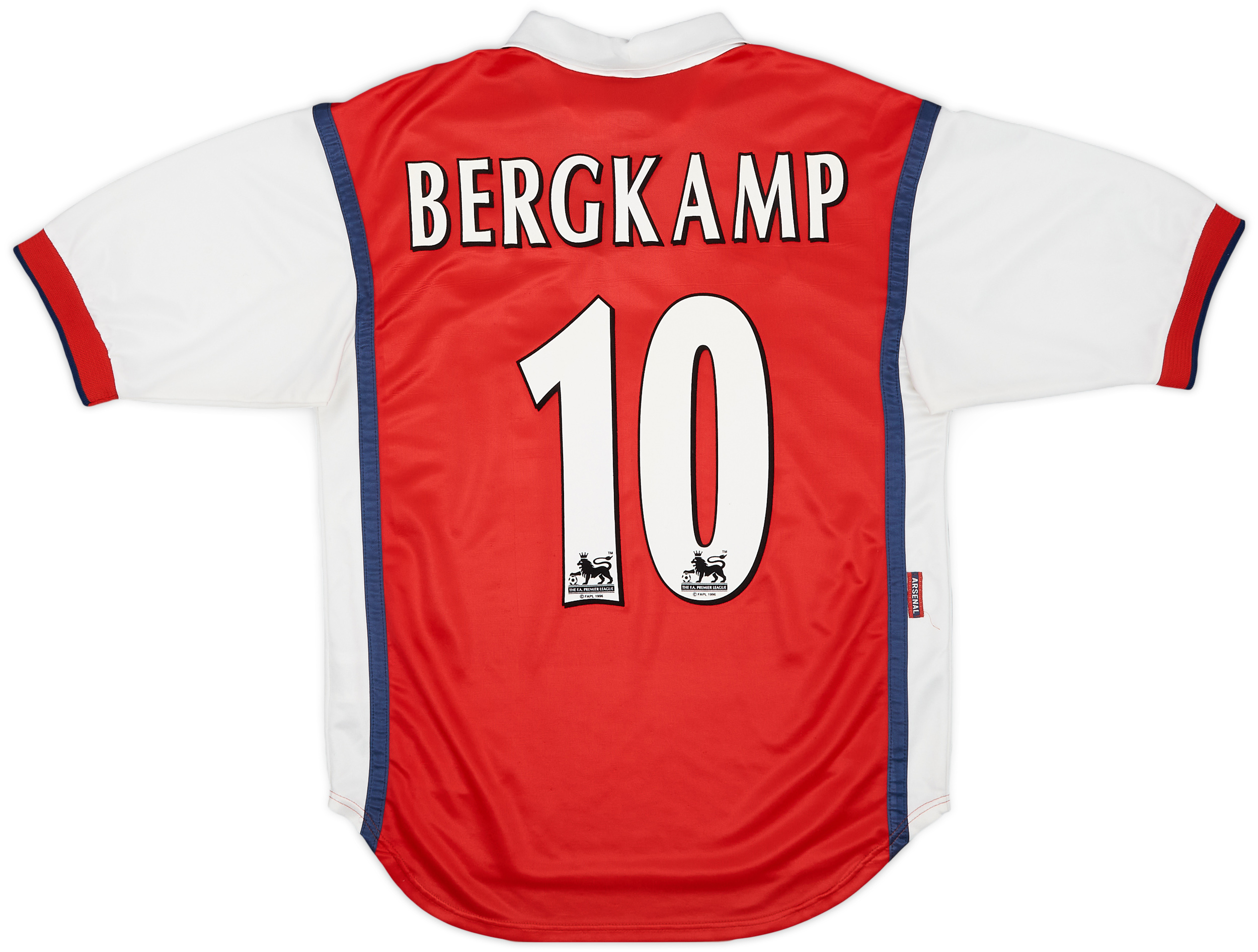 1998-99 Arsenal Home Shirt Bergkamp #10 - 6/10 - (S)