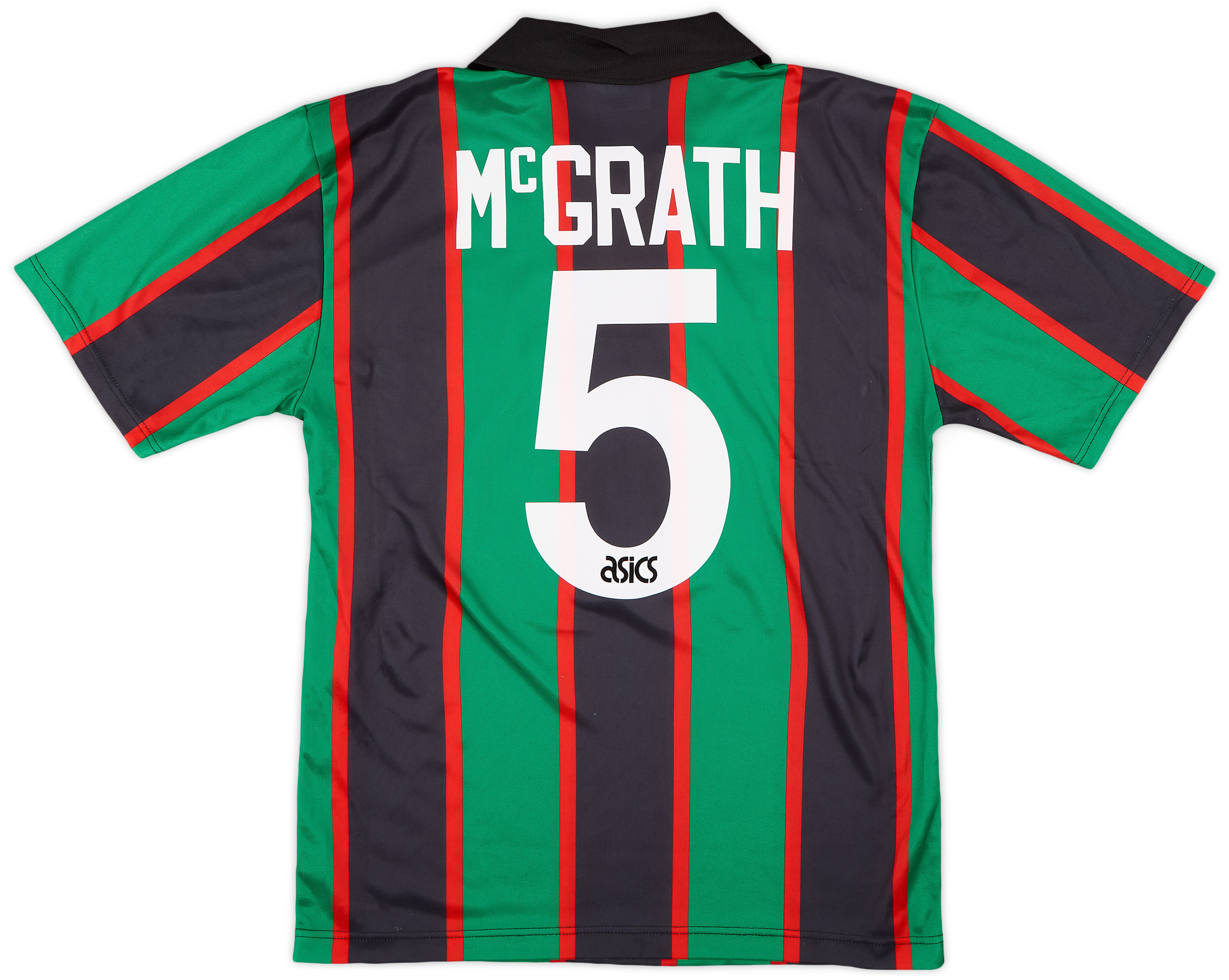 1993-95 Aston Villa Away Shirt McGrath #5 - 9/10 - (L)