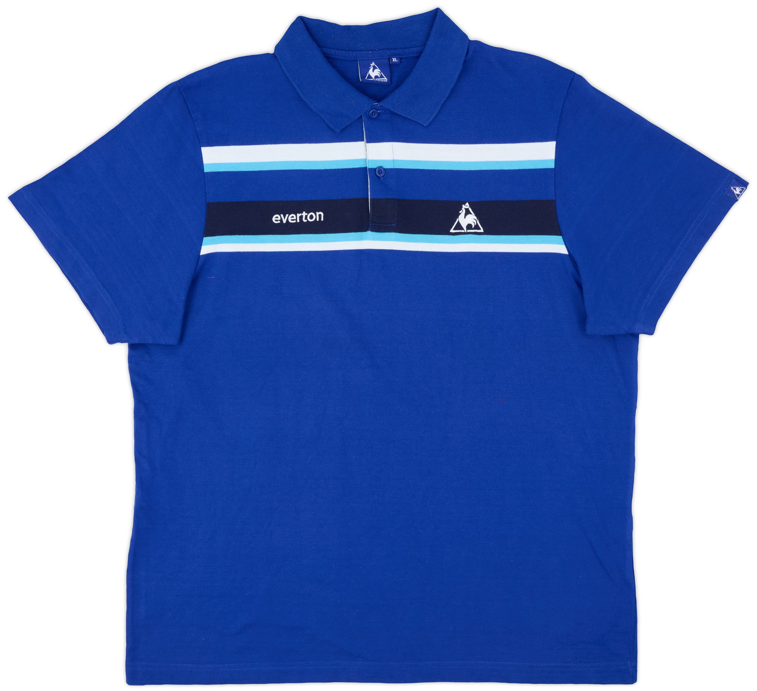 EVERTON 2010/2011 HOME FOOTBALL SHIRT LE COQ SPORTIF SIZE L ADULT - UK