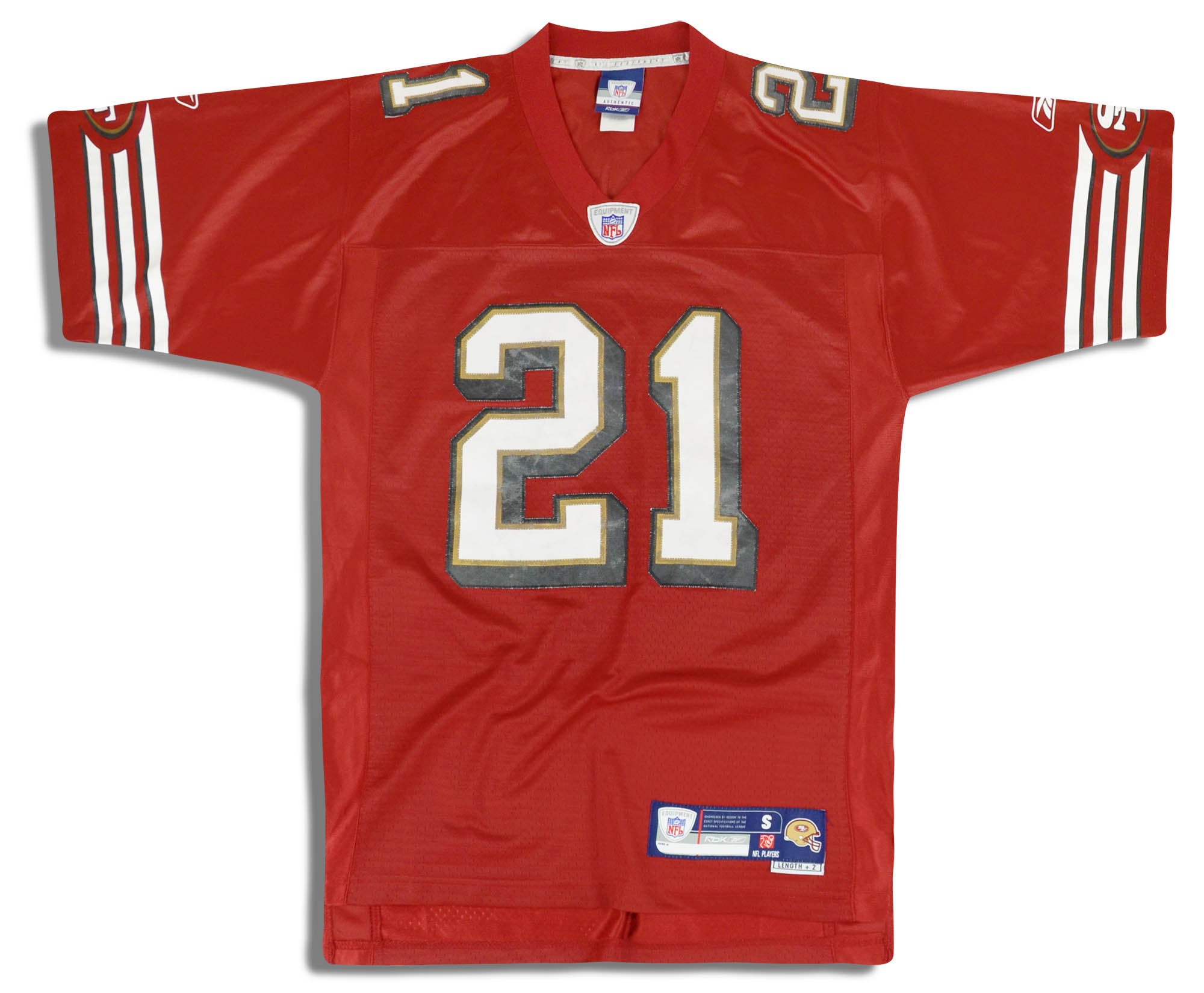 2007 San Francisco 49ers Gore 21 Reebok Premier Jersey Home S