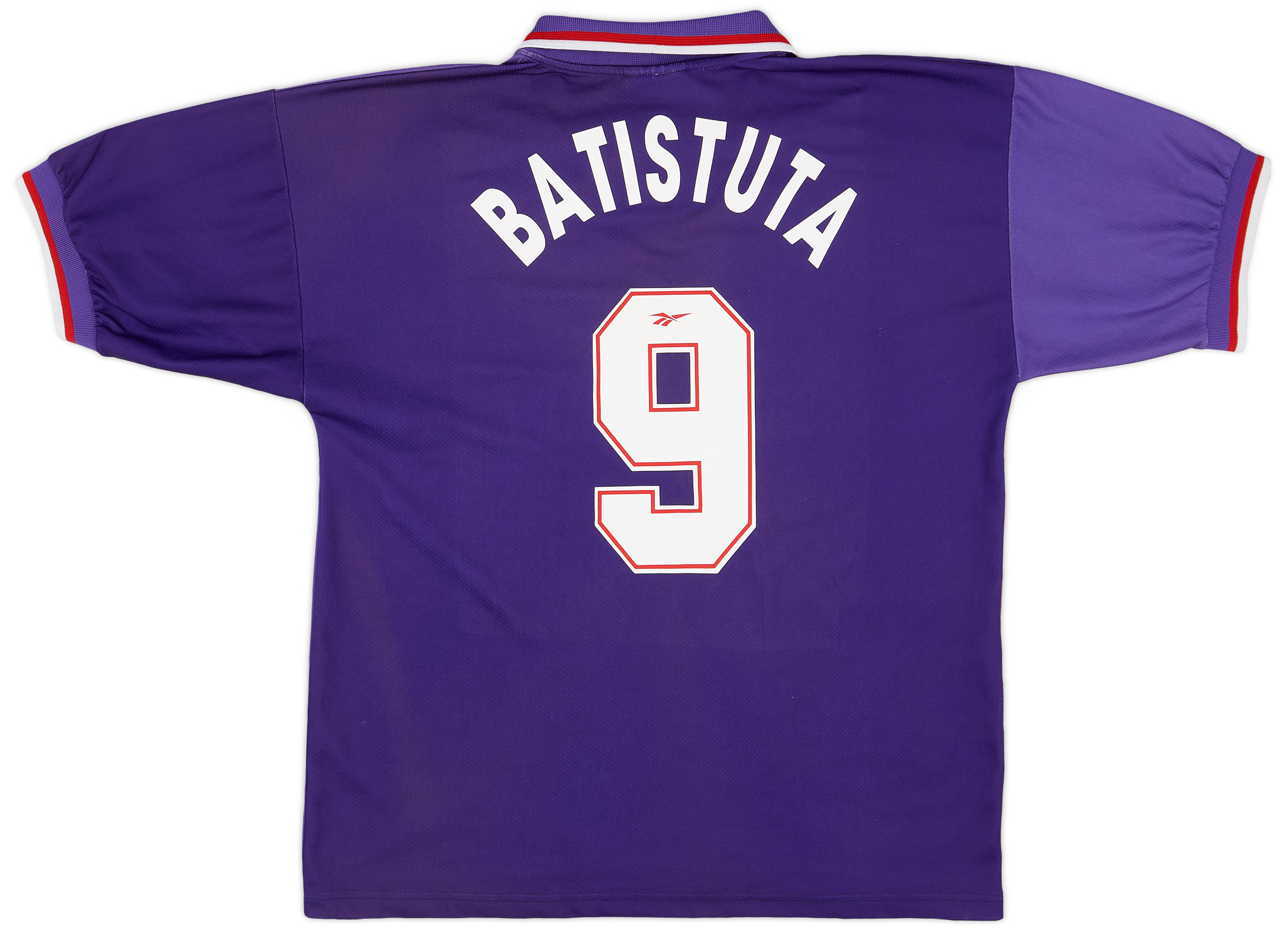 FIORENTINA 1995 1996 BATISTUTA 9 AWAY SERIE A SHIRT (Very good) Size XL