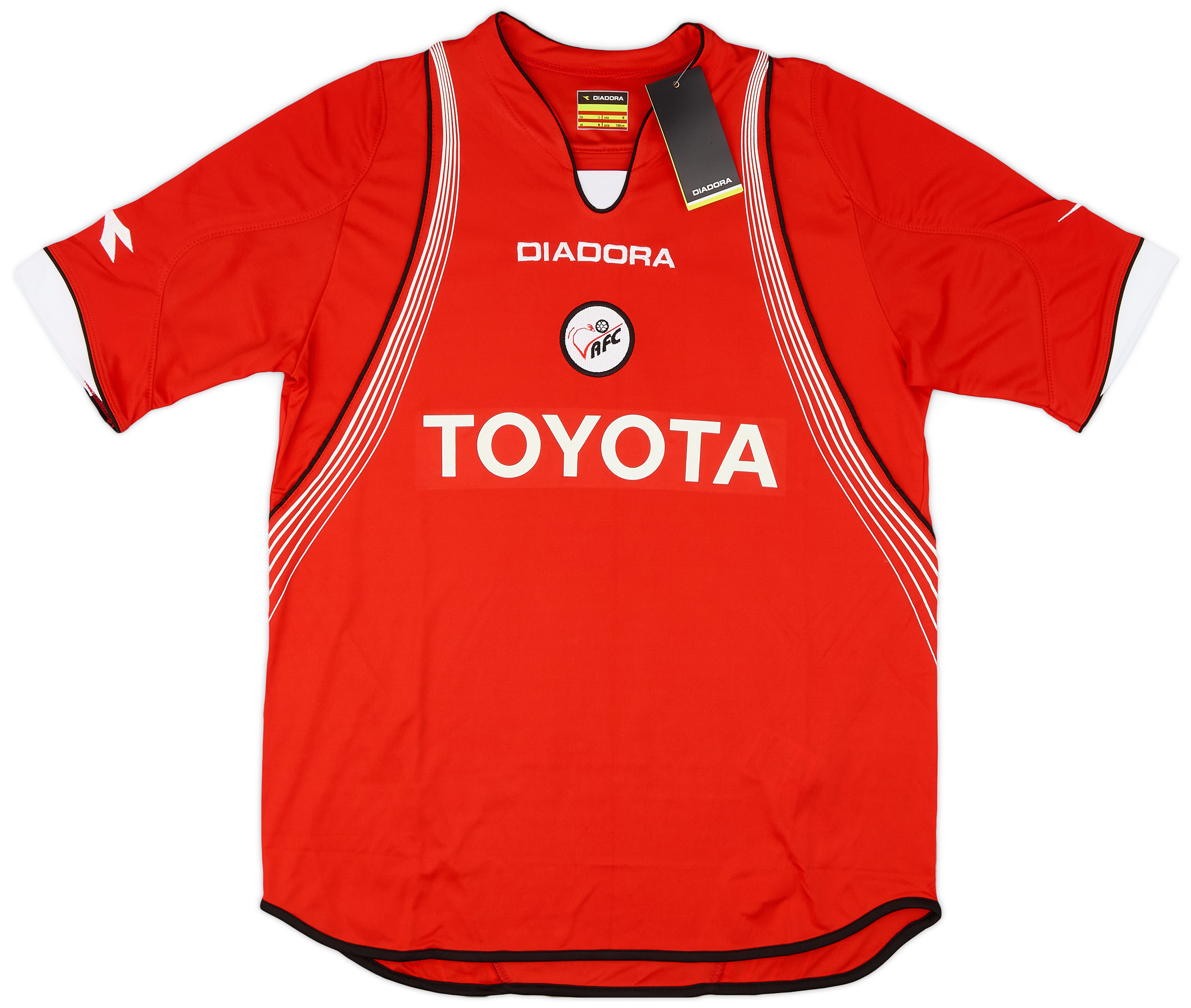 Maillot Valenciennes FC 2007-08 – Diadora – Audel #7 – Vert – Taille L – Porté Match