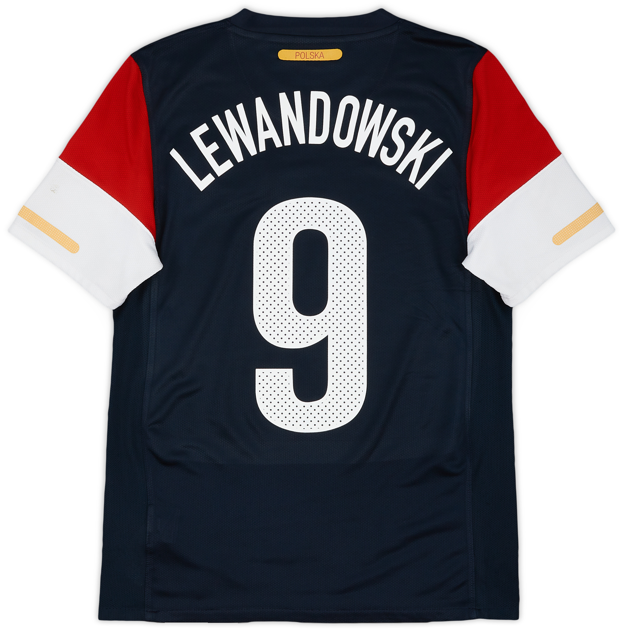 2010-12 Poland Away Shirt Lewandowski #9 - 8/10 - (S)