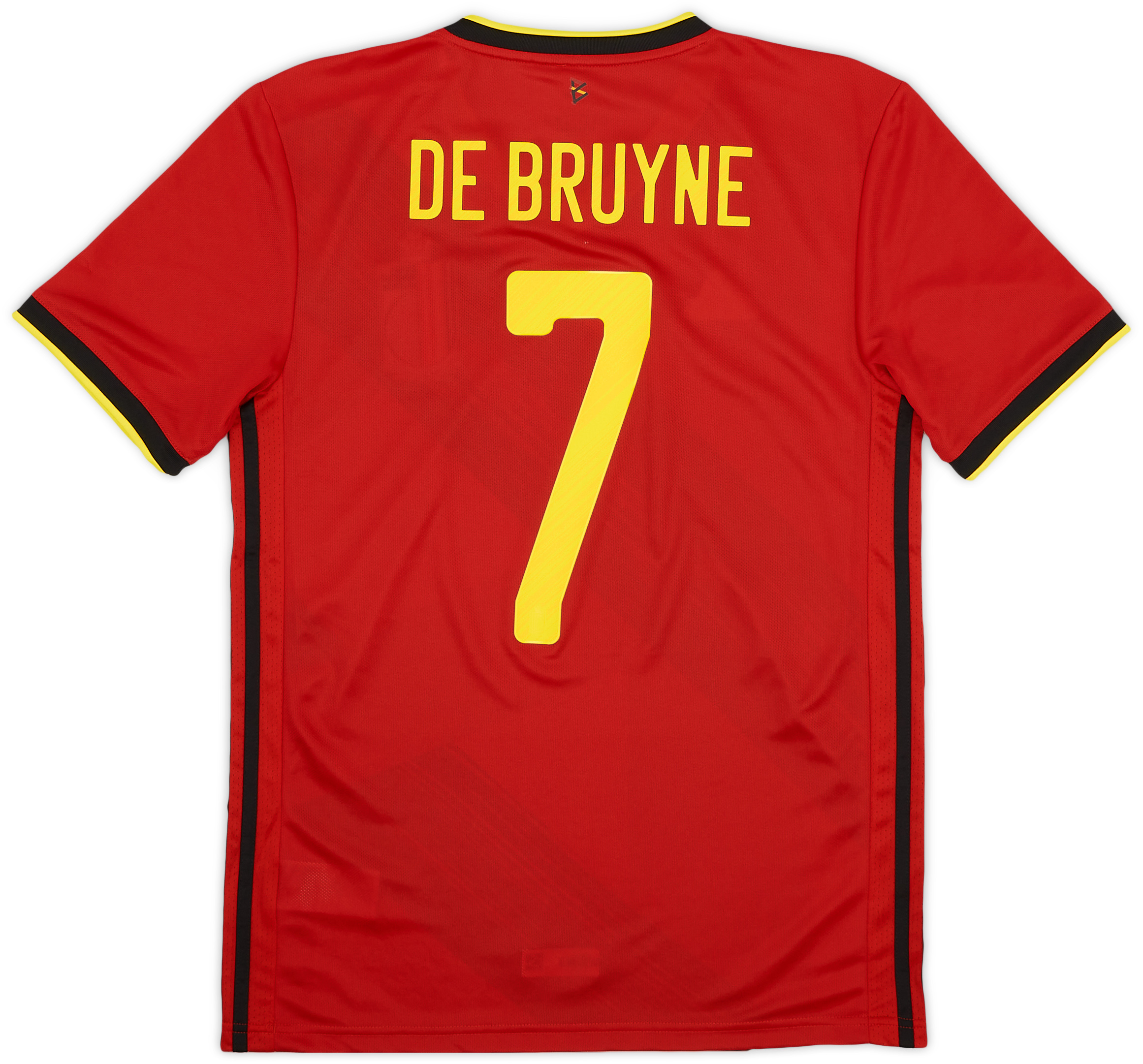 2020-21 Belgium Home Shirt De Bruyne #7 (S)
