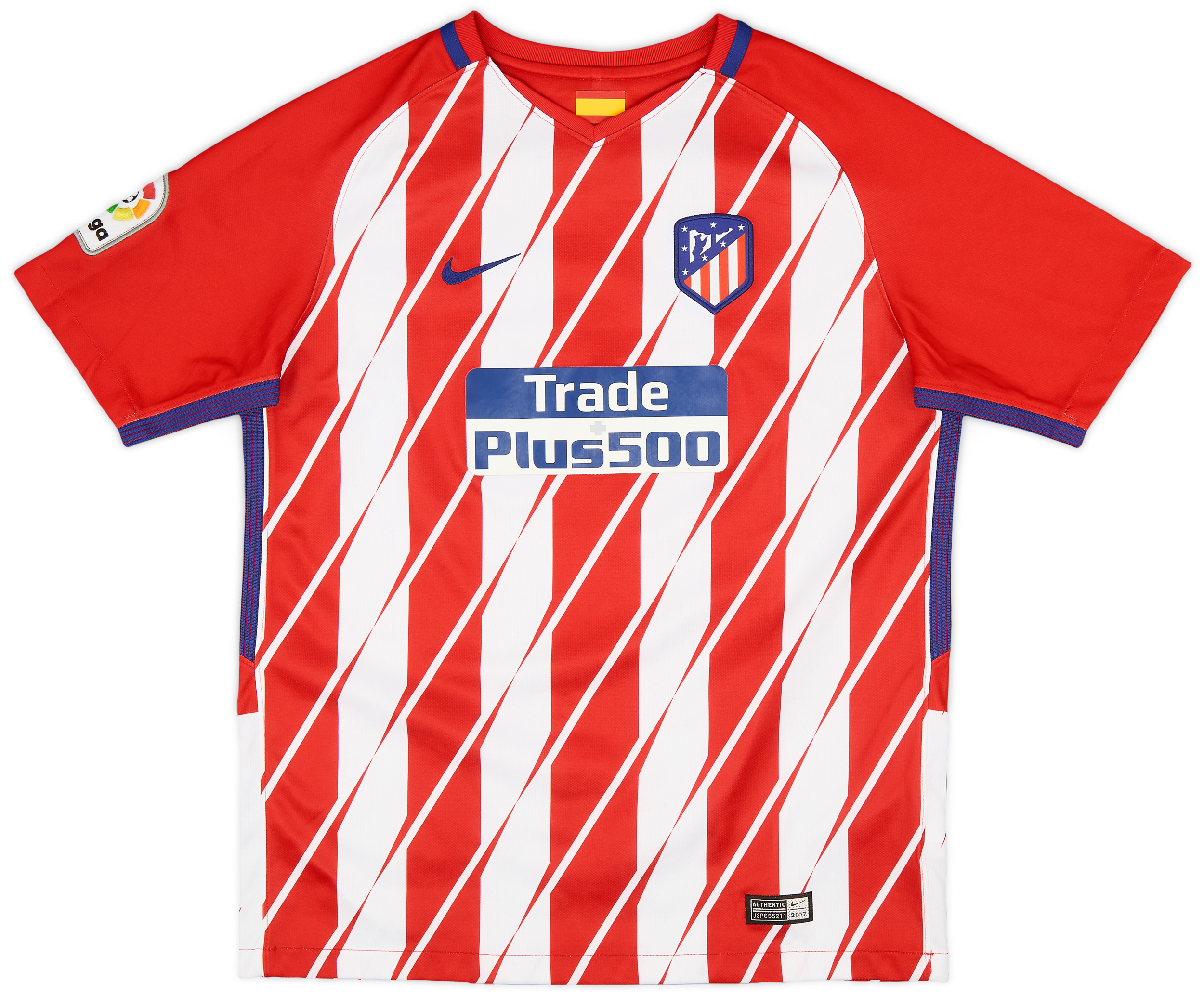 2017-18 Atletico Madrid Home Shirt Griezmann #7 - 5/10 - (XL 2017-18 Atletico Madrid Home Shirt Griezmann #7 - 5/10 - (XL