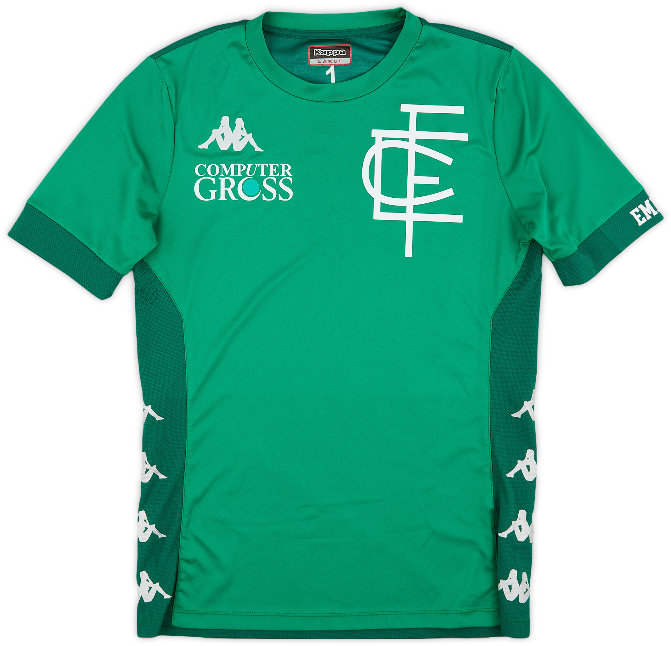 Maillot Empoli Domicile 2021/22 Kappa Mancuso N°7 Taille L - Neuf Avec étiquettes