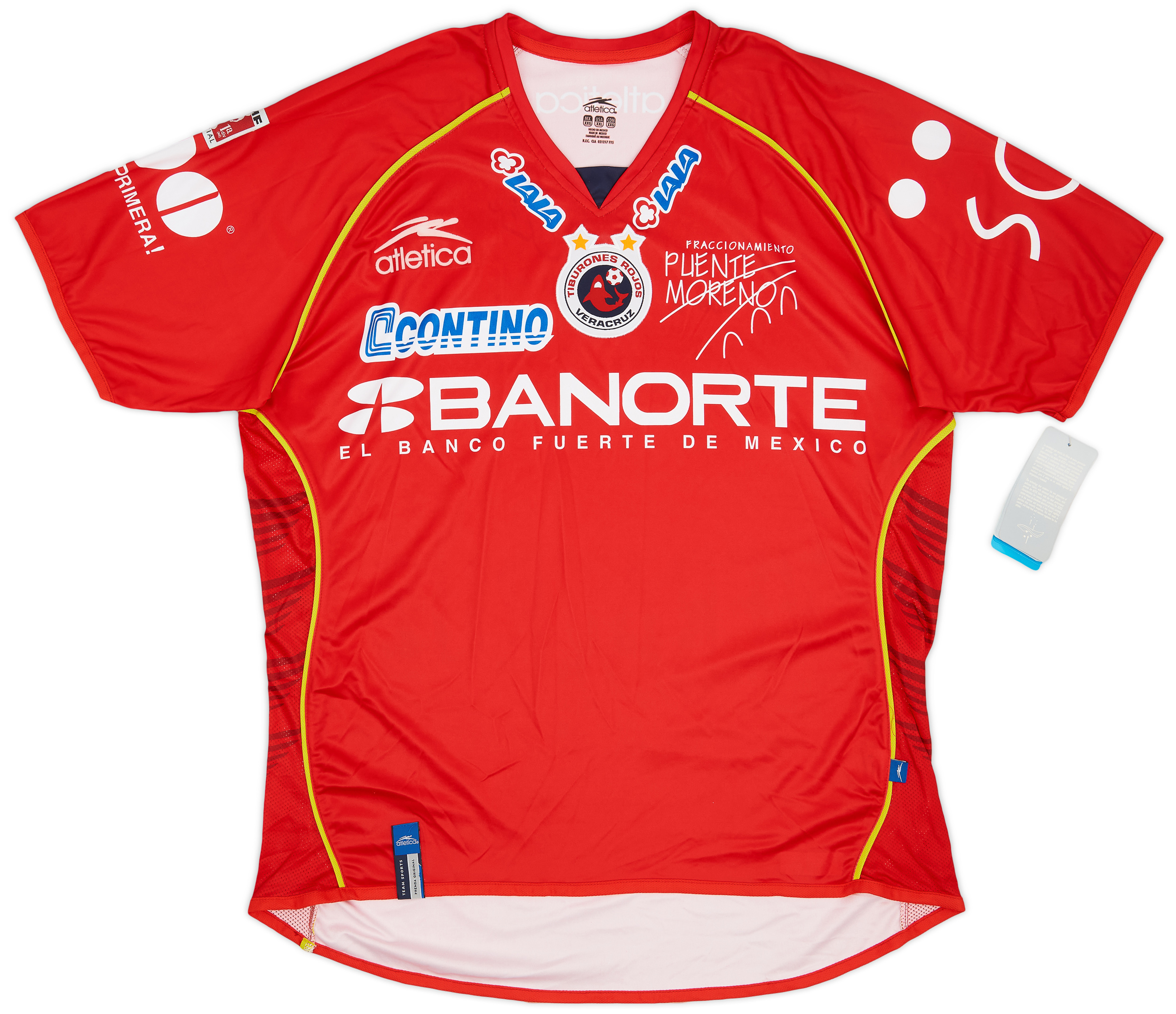 Maillot De Football Tiburones Rojos Veracruz Domicile 1998-99 - Marque Atletica - Taille L - Occasion