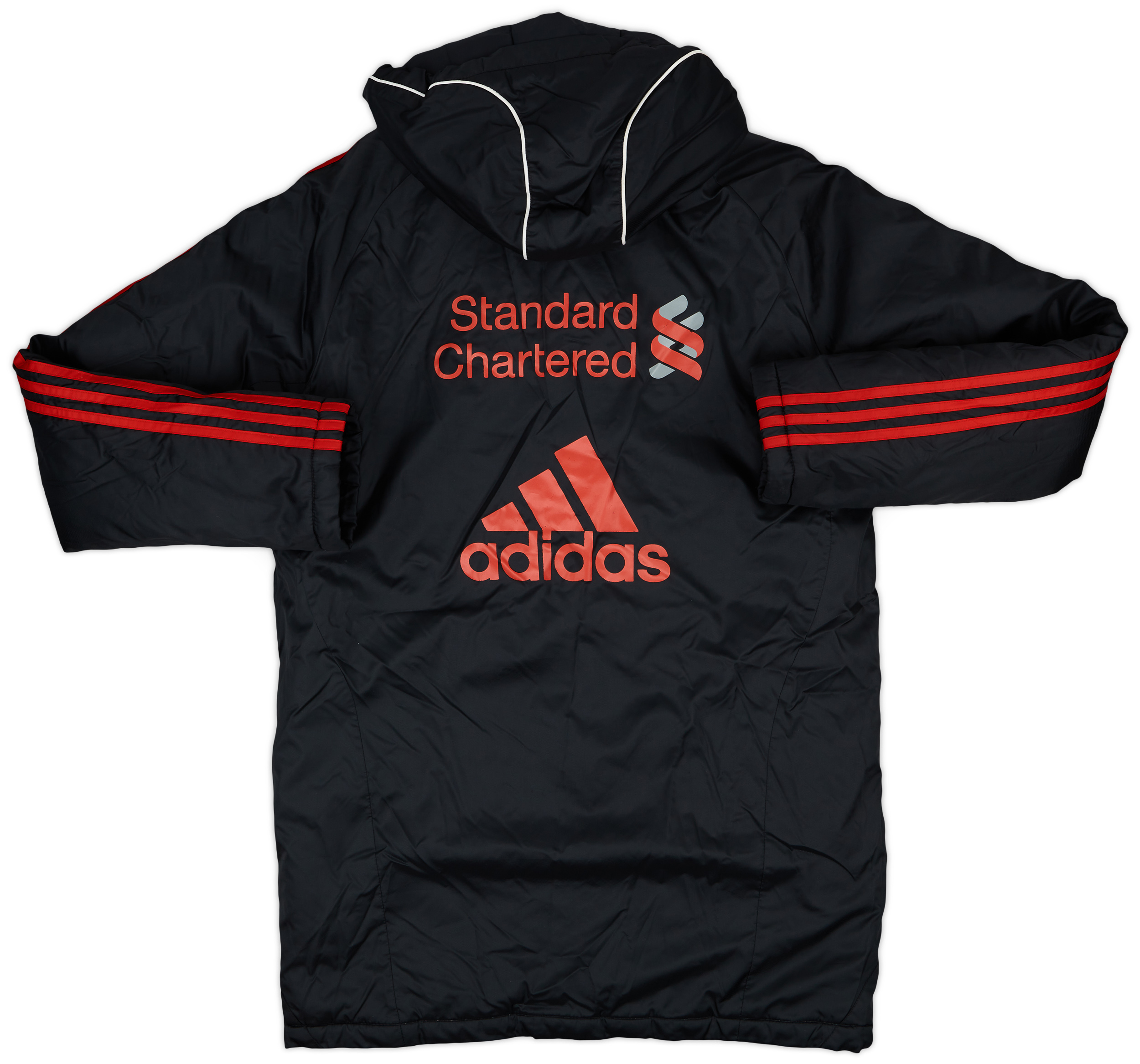 2010-11 Liverpool adidas Padded Bench Coat - 6/10 - (S)