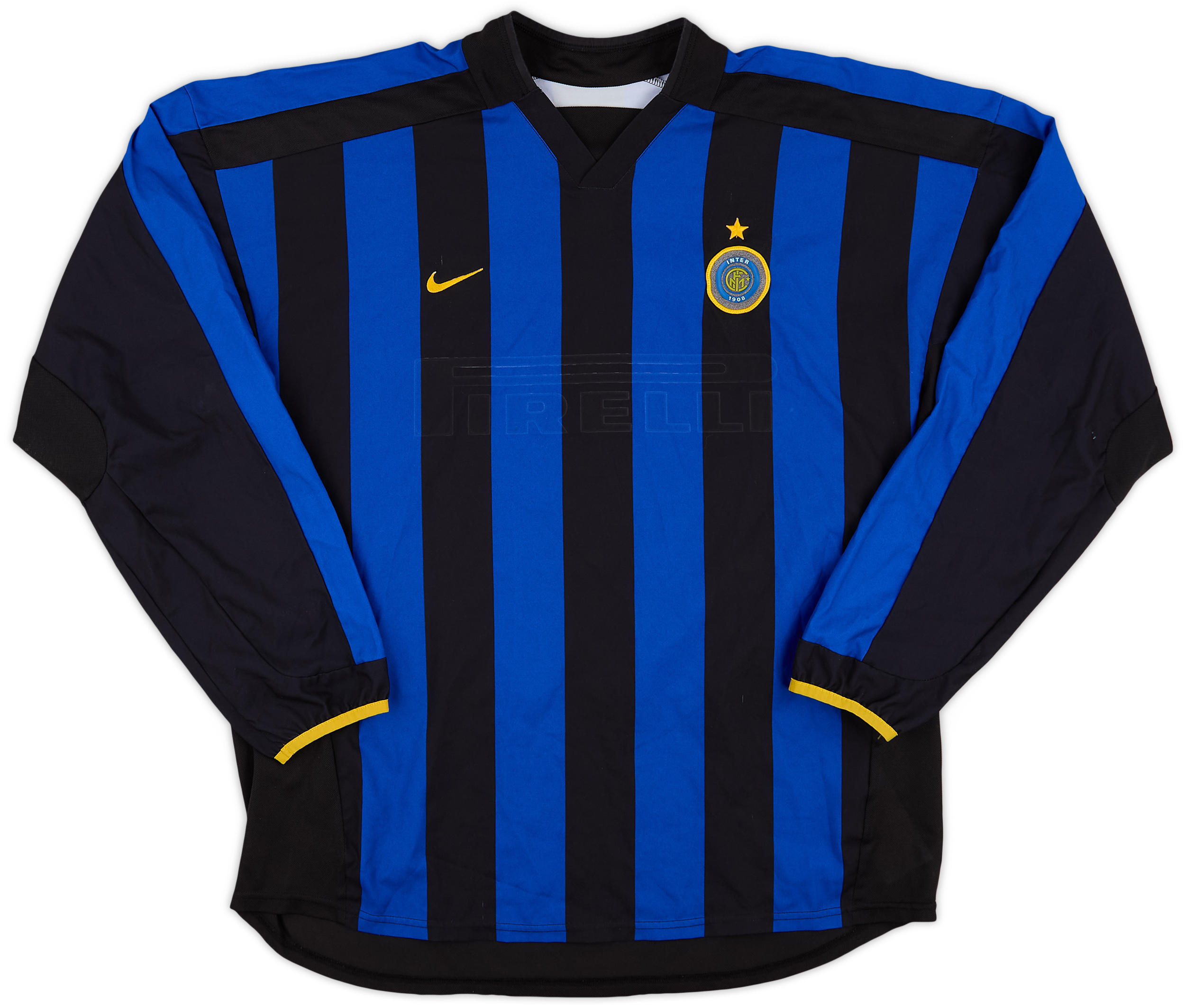 2002-03 Inter Milan Home L/S Shirt - 4/10 - (XL) 2002-03 Inter Milan Home L/S Shirt - 4/10 - (XL)