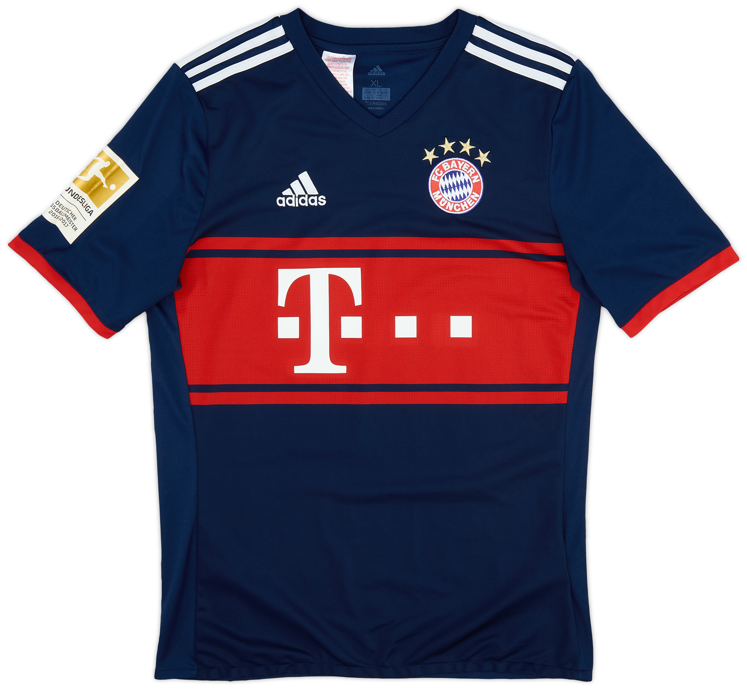 2017-18 Bayern Munich Away Shirt Muller #25 - 8/10 - (XL.Boys)