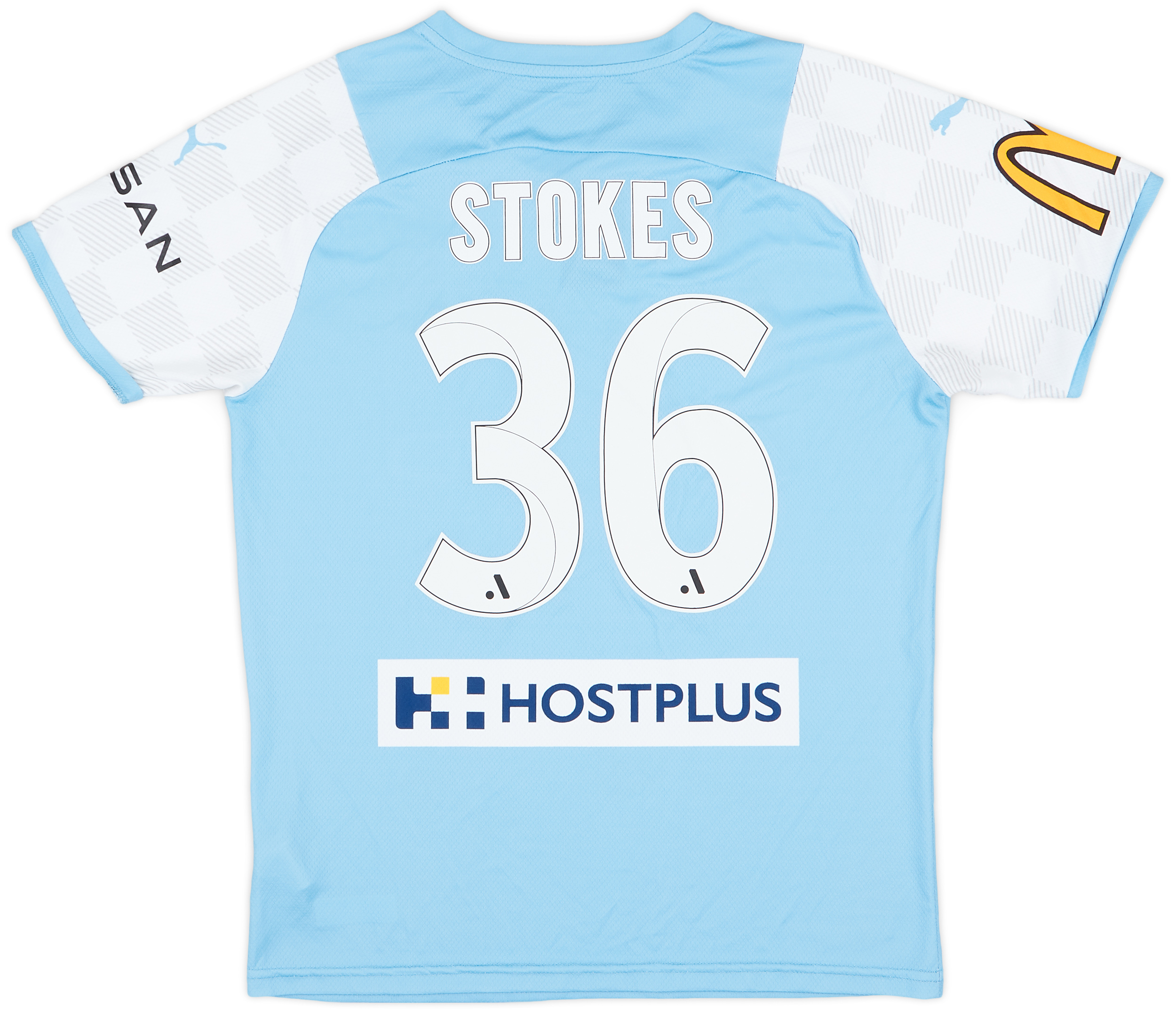 2022 Melbourne City Match Issue Grand Final Home Shirt Stokes #36