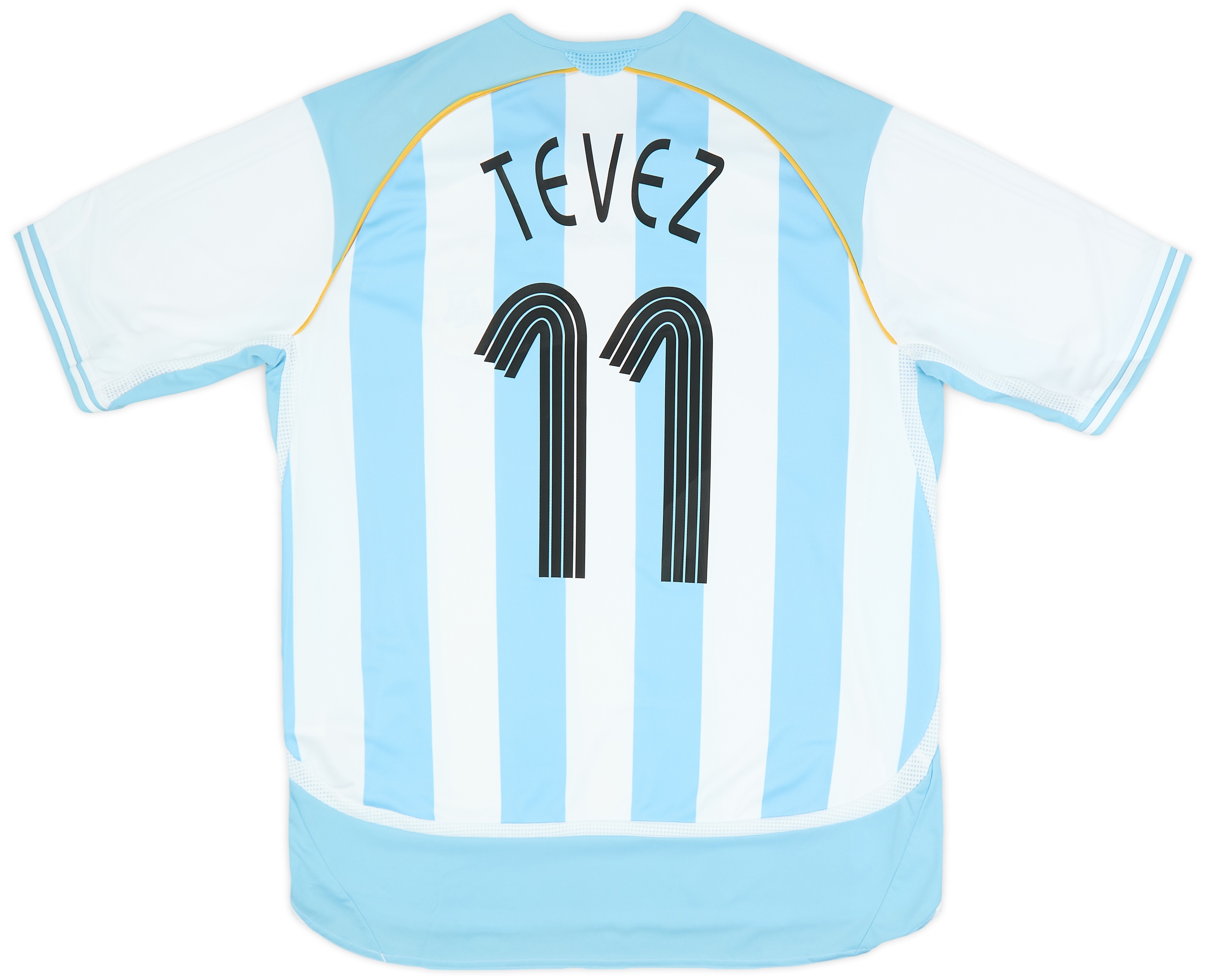 2006 Argentina adidas Reissue Home Shirt Tevez #11