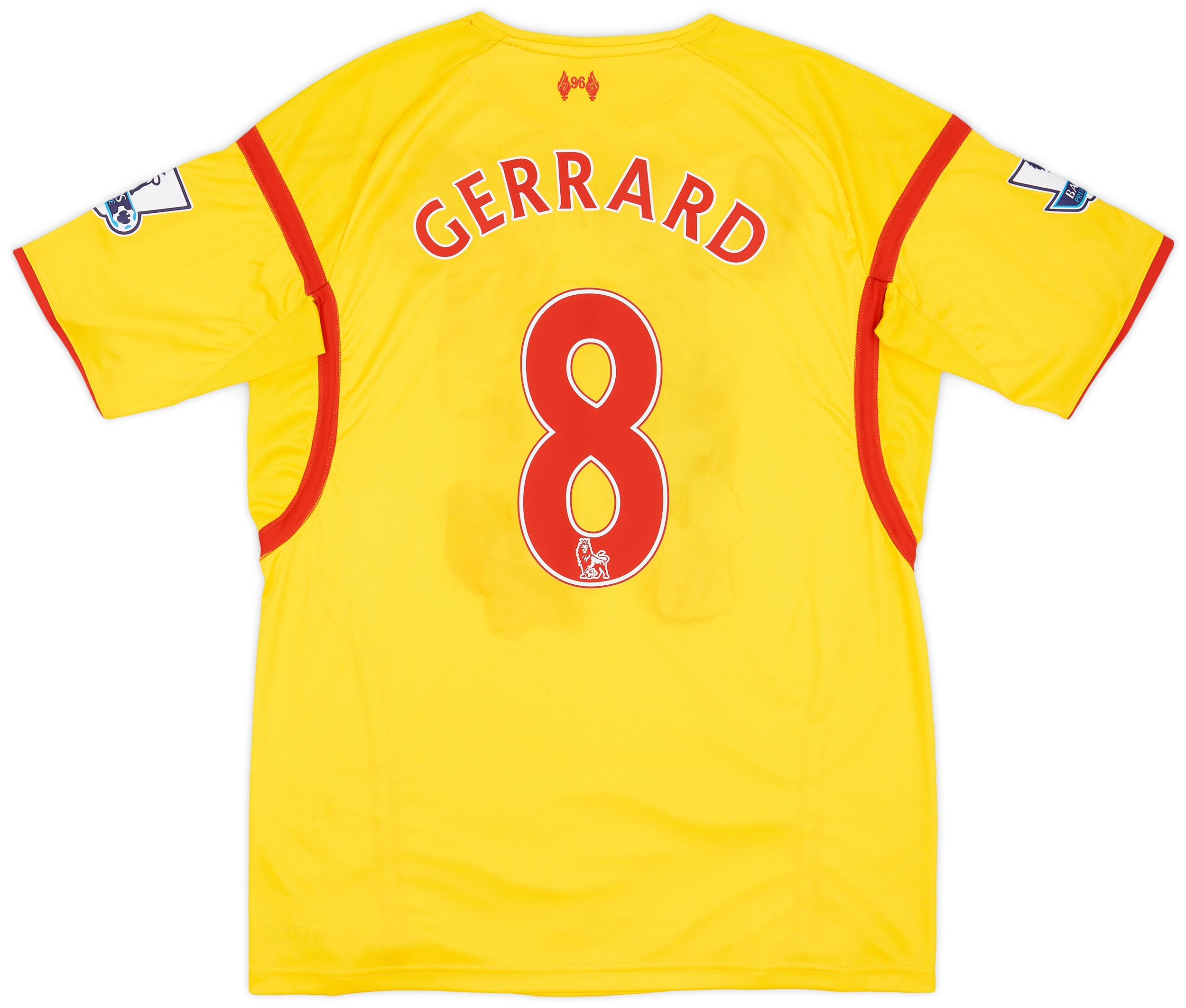 Maillot Liverpool Domicile 2014/15 - Taille M, Gerrard #8, Rouge, Warrior - Neuf, Pour Adulte