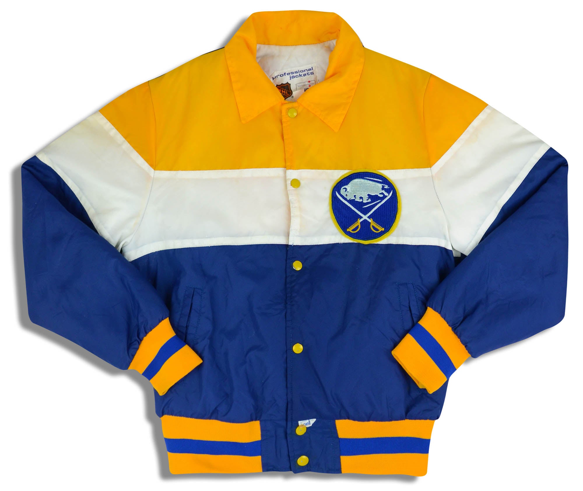 1990s Buffalo Sabres Shain Satin Jacket M