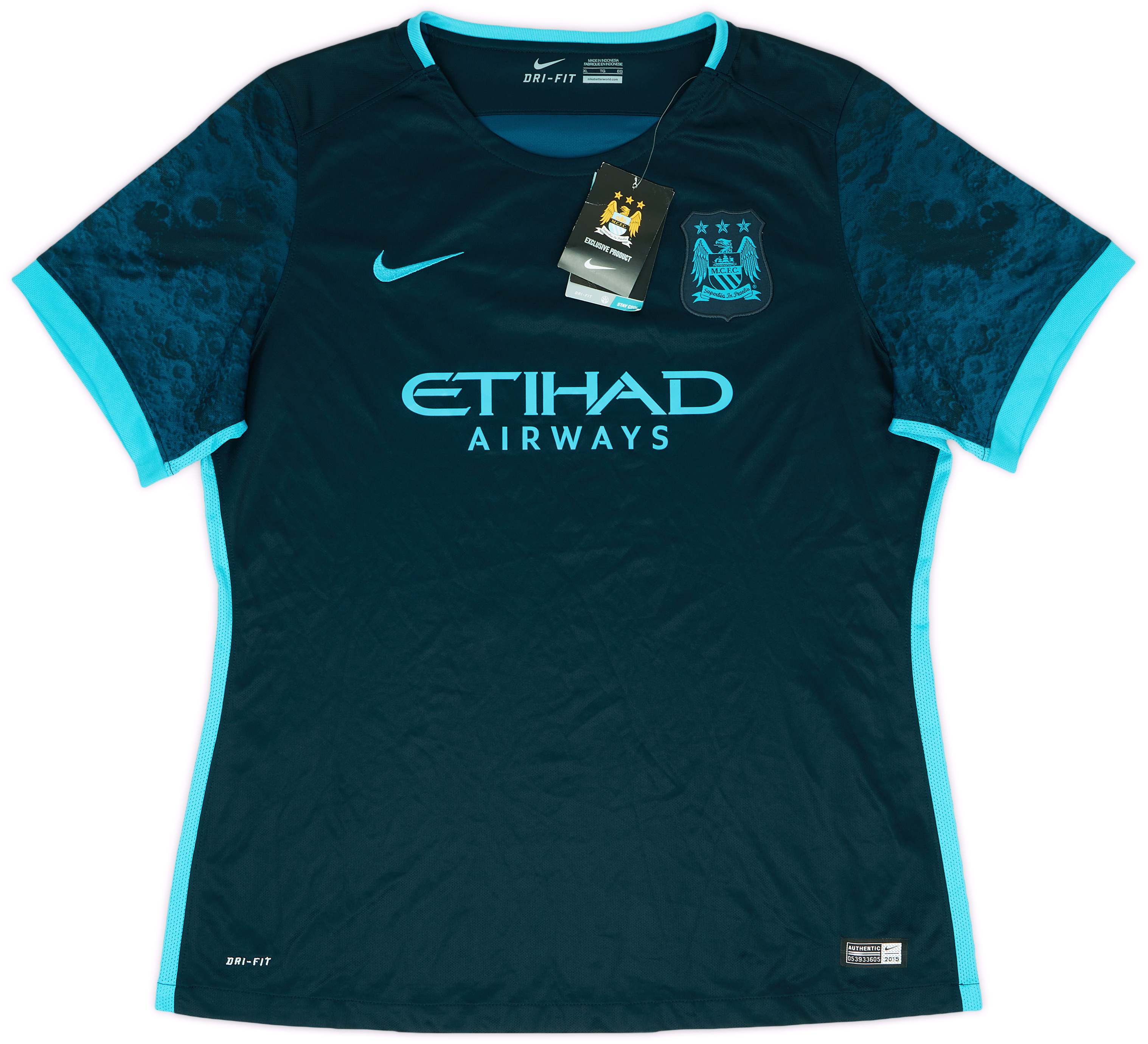 2015-16 Manchester City Away Shirt Nasri #8 (Women's XL) 2015-16 Manchester City Away Shirt Nasri #8 (Women's XL)