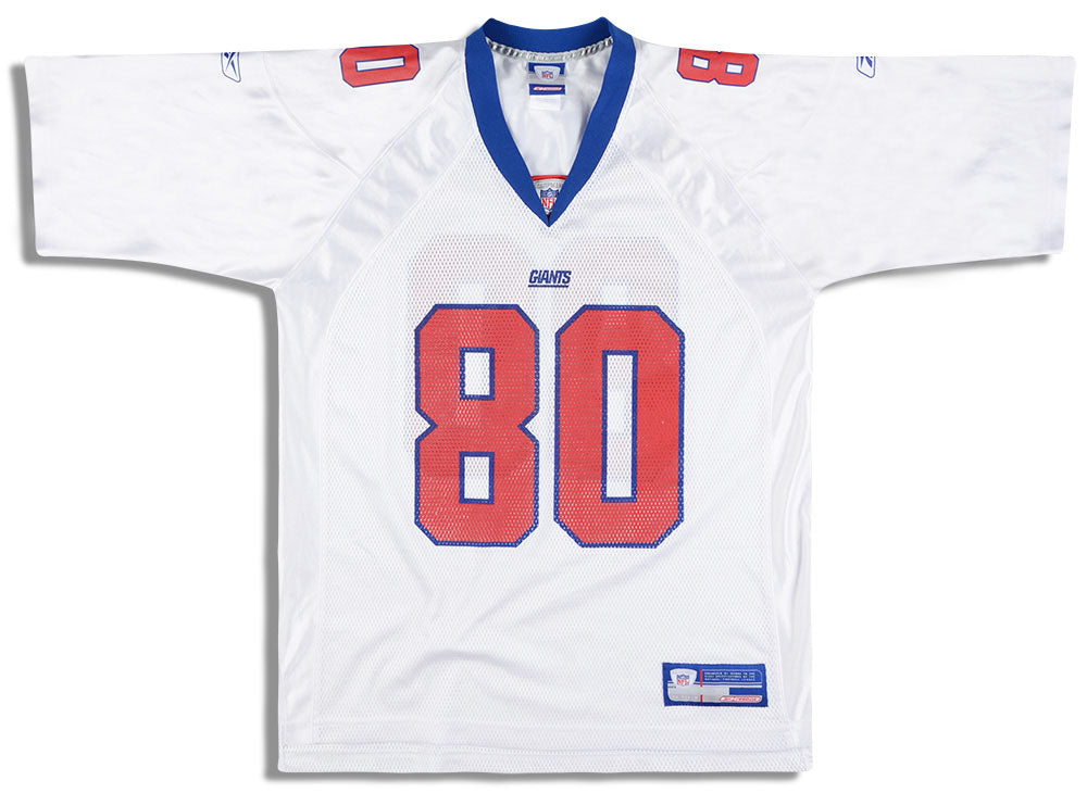 2002 04 New York Giants Shockey 80 Reebok On Field Jersey Away XXL