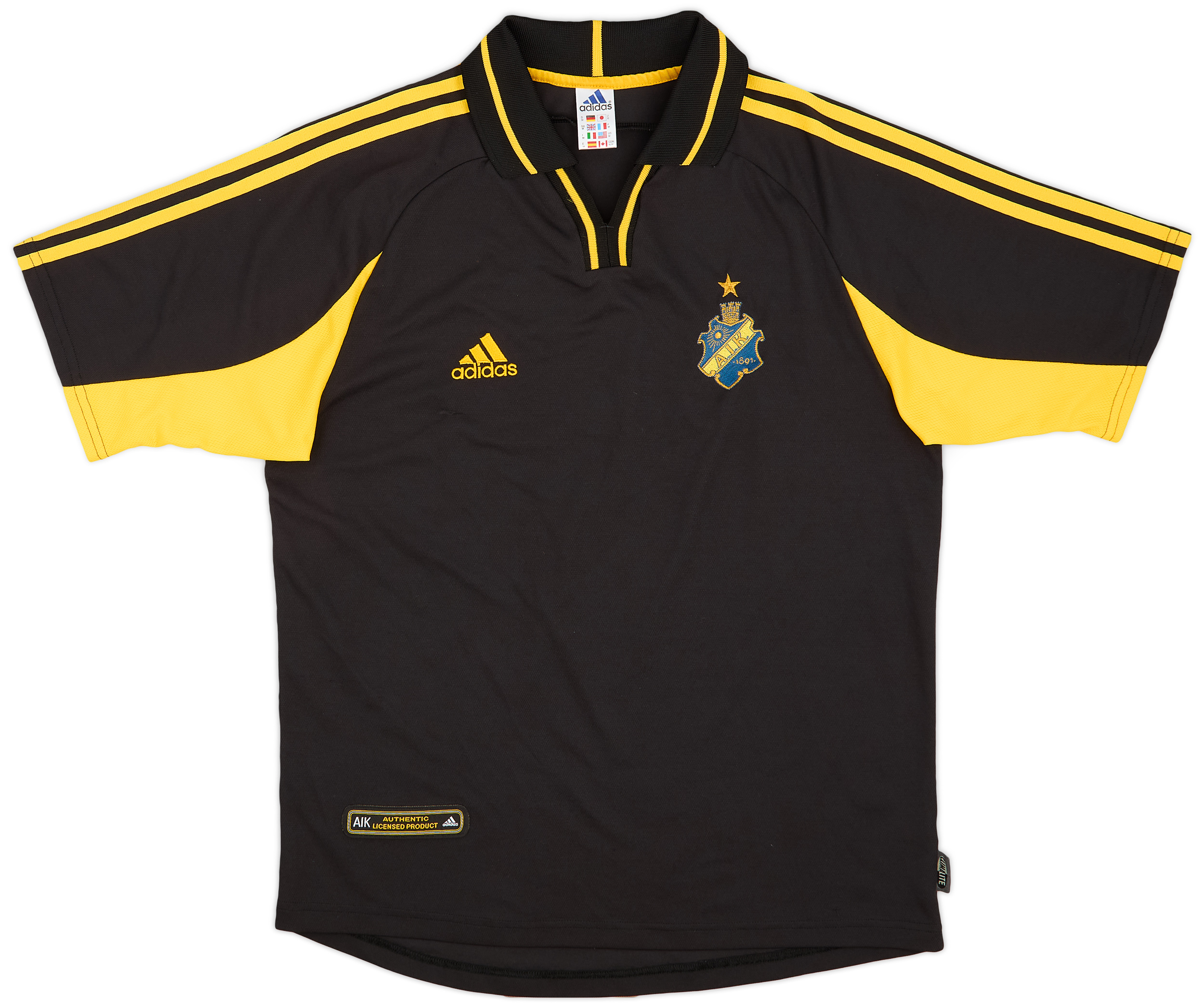 2000-02 AIK Stockholm Home Shirt - 9/10 - (M)