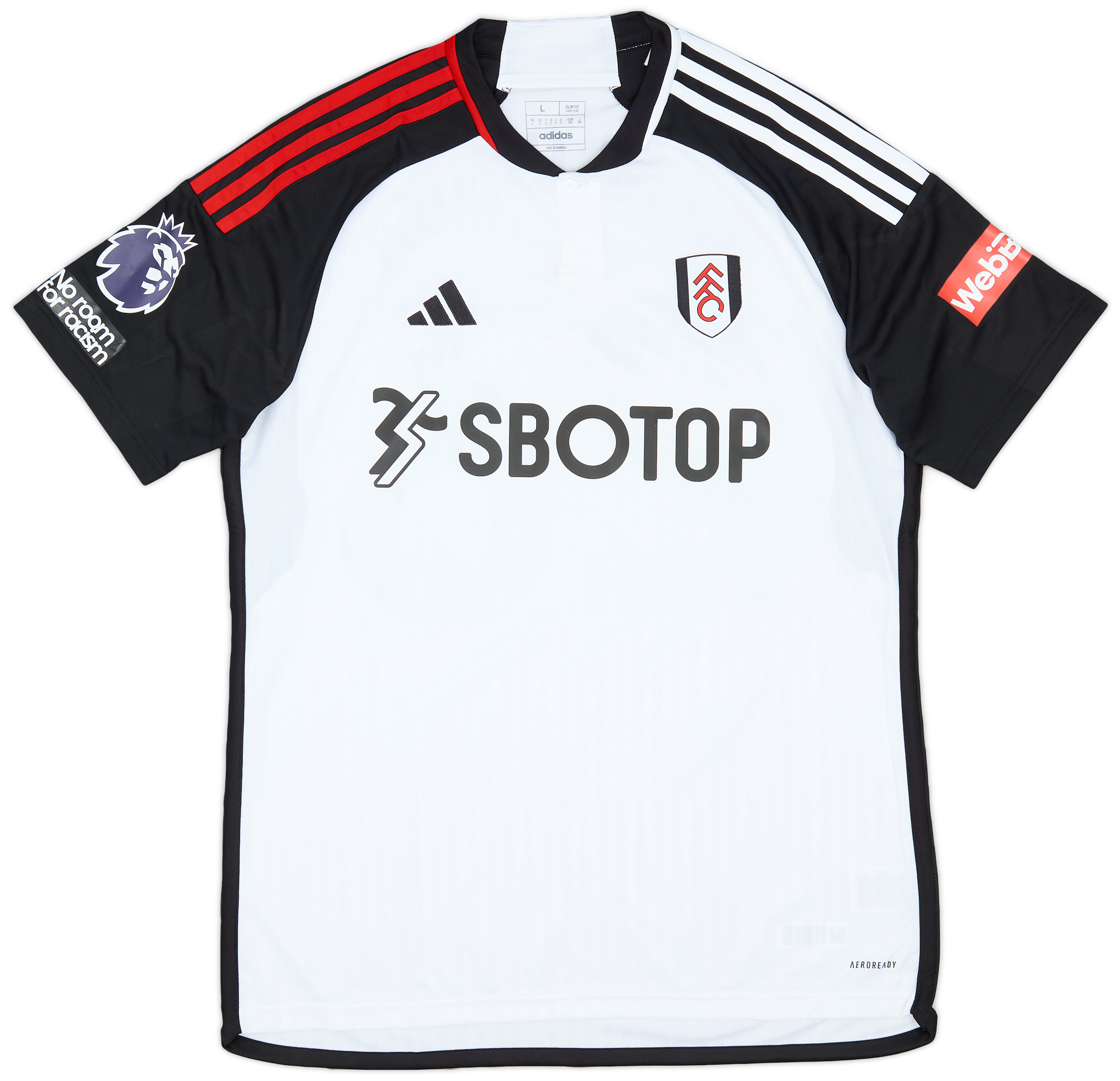 Fulham FC J. Palhinha 26 シャツ Lサイズ 2023-24 Fulham Match Issue Home Shirt J. Palhinha #26