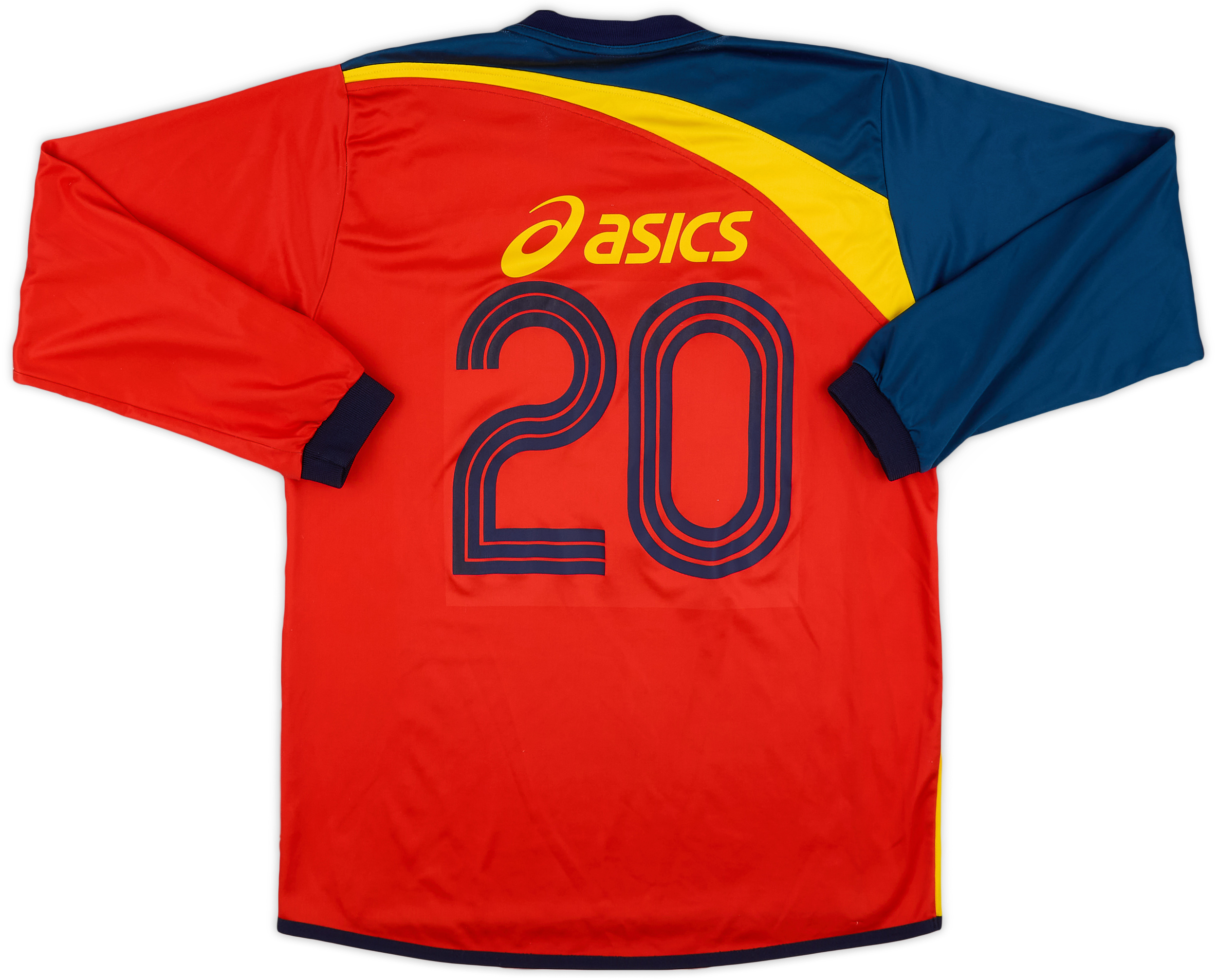 U.S. Lecce LIMA 10 シャツ asics サッカーロマミラノ 1997-98 Lecce Home L/S Shirt #10 - 9/10 - (S)