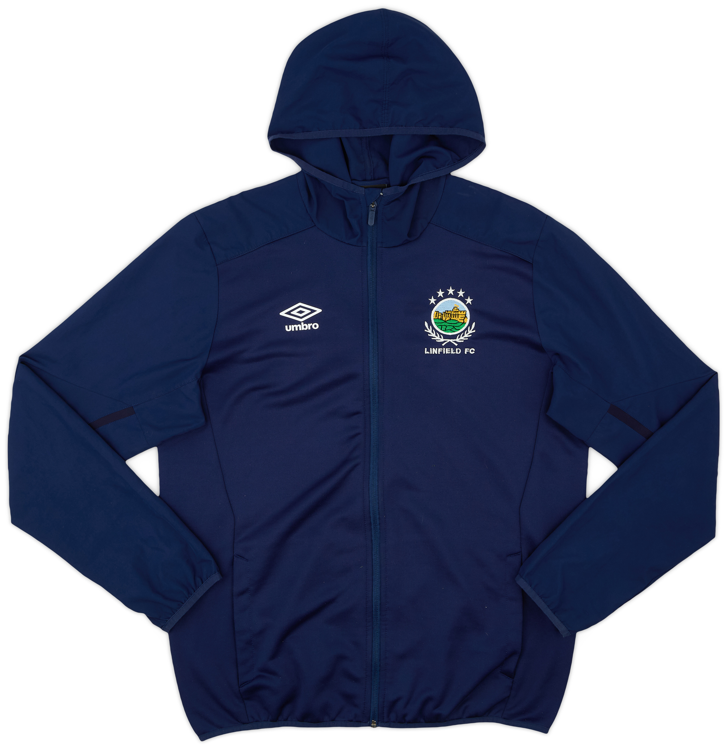 201617 Linfield Umbro Hooded Track Jacket 8/10 (L)