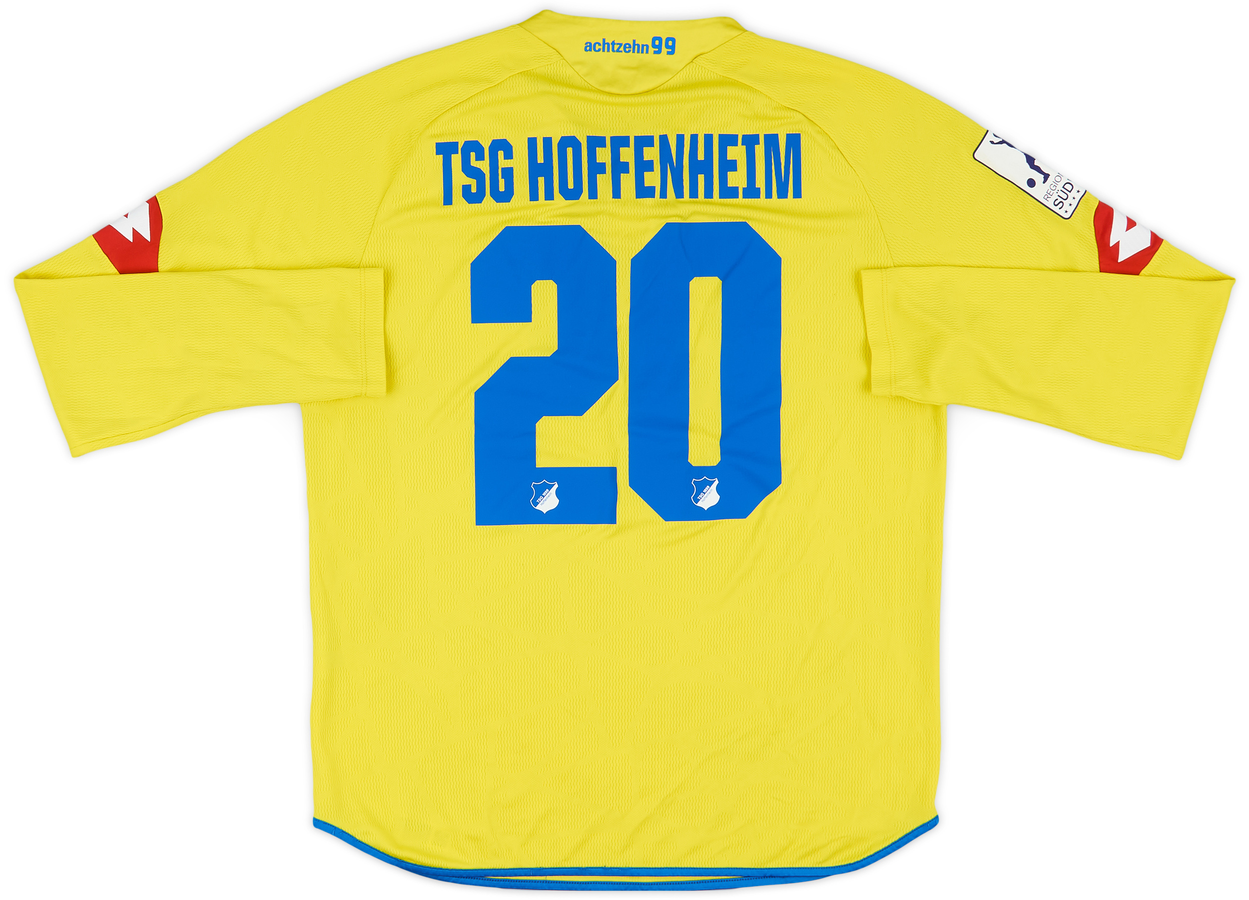 2016-17 TSG Hoffenhem II Match Issue GK Shirt #20 (Kobel)
