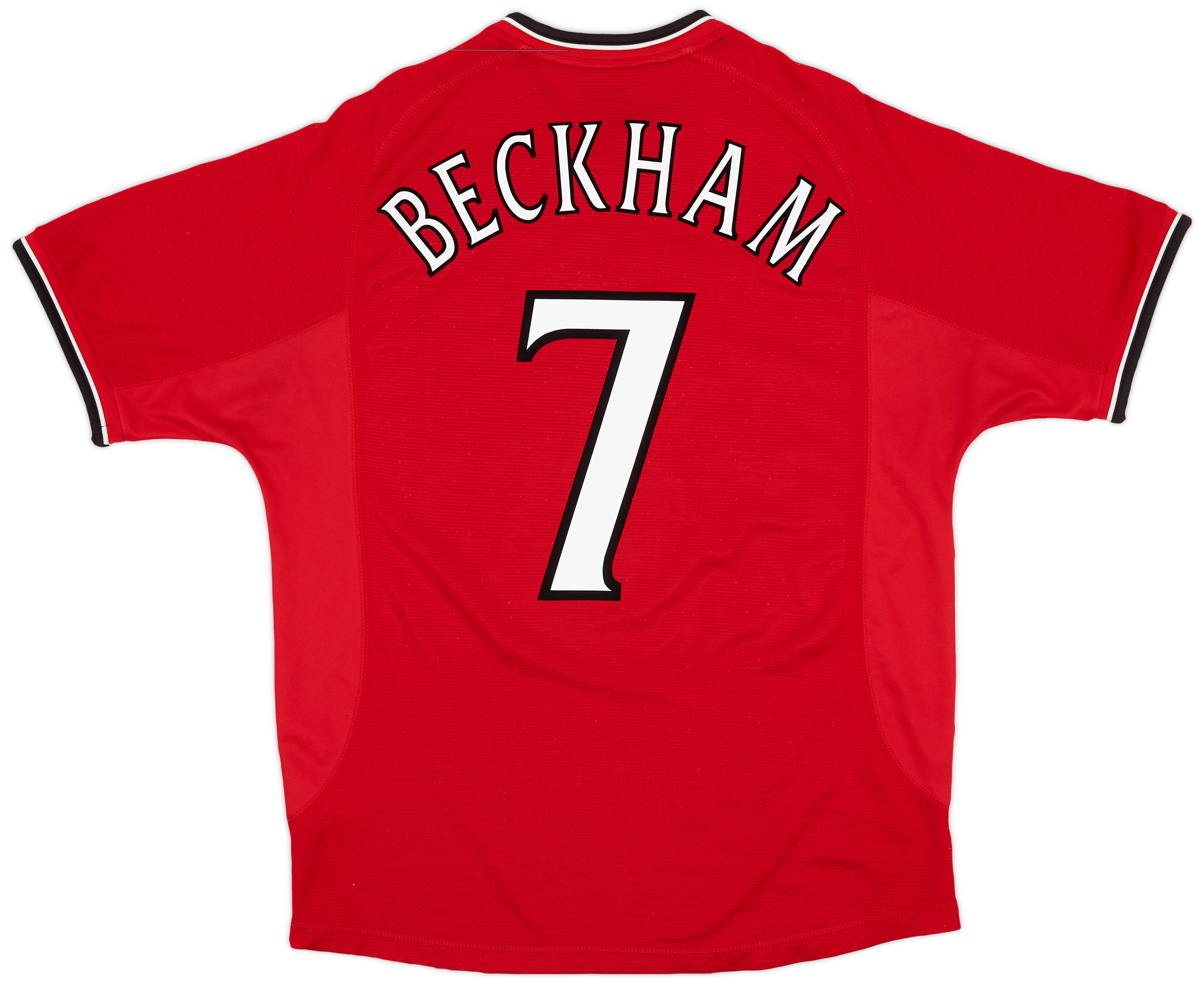 Maillot Manchester United Domicile 2000-2002 – N°7 Beckham – Umbro – Taille XL