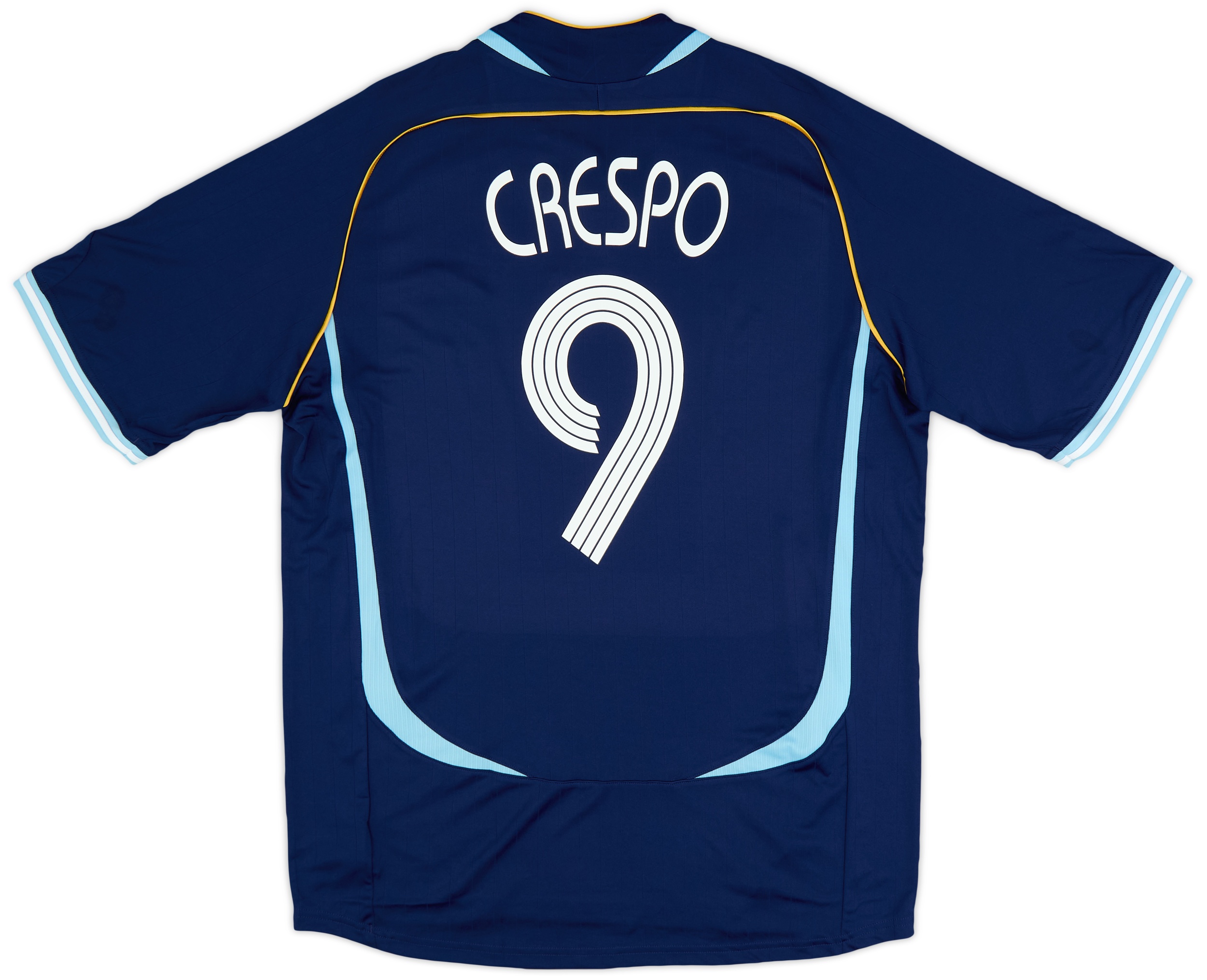 2006 Argentina adidas Reissue Away Shirt Crespo #9