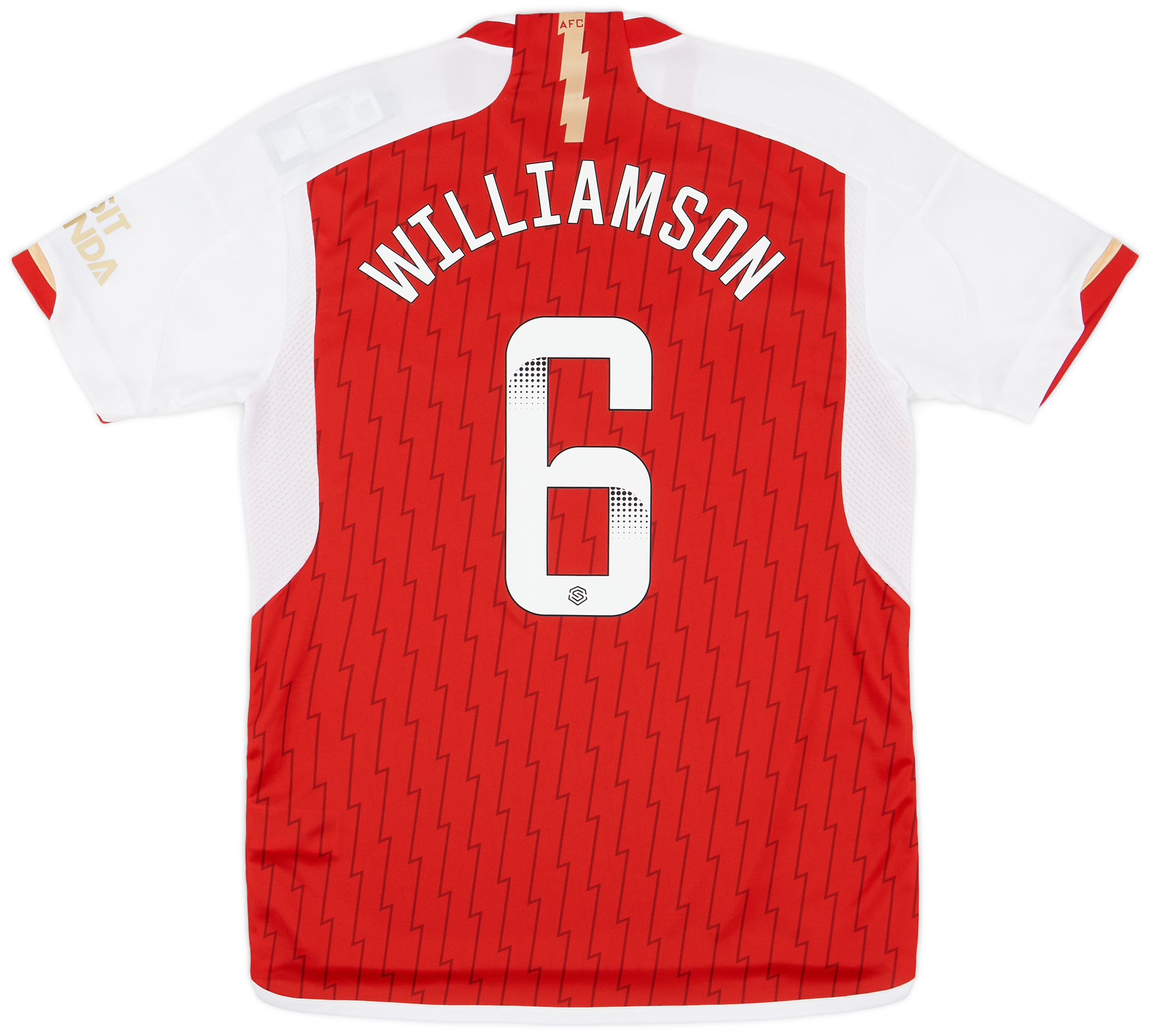 2023-24 Arsenal Women's Home Shirt Williamson #6 (Unisex Fit)