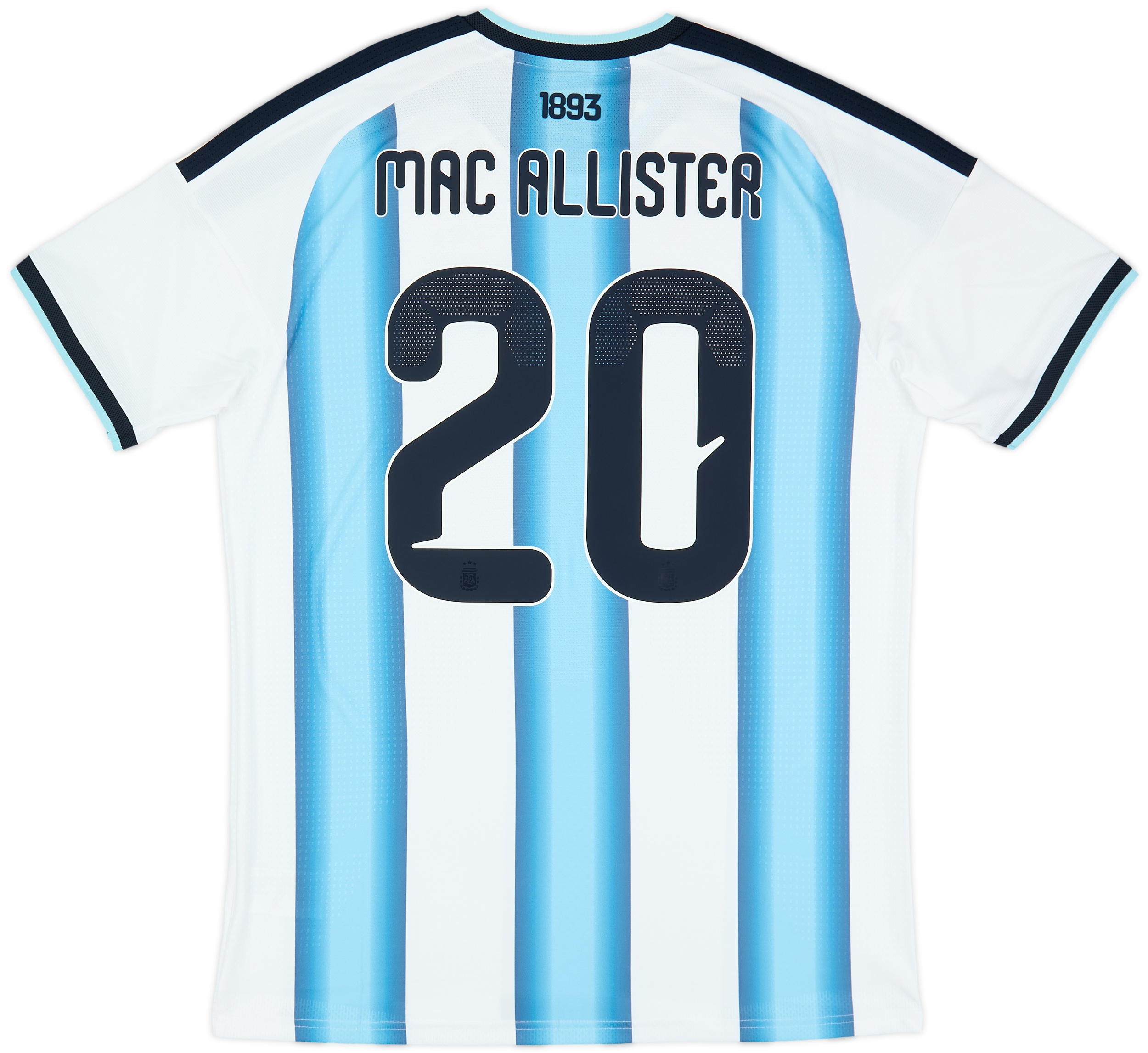 2026-27 Argentina Authentic Home Shirt Mac Allister #20