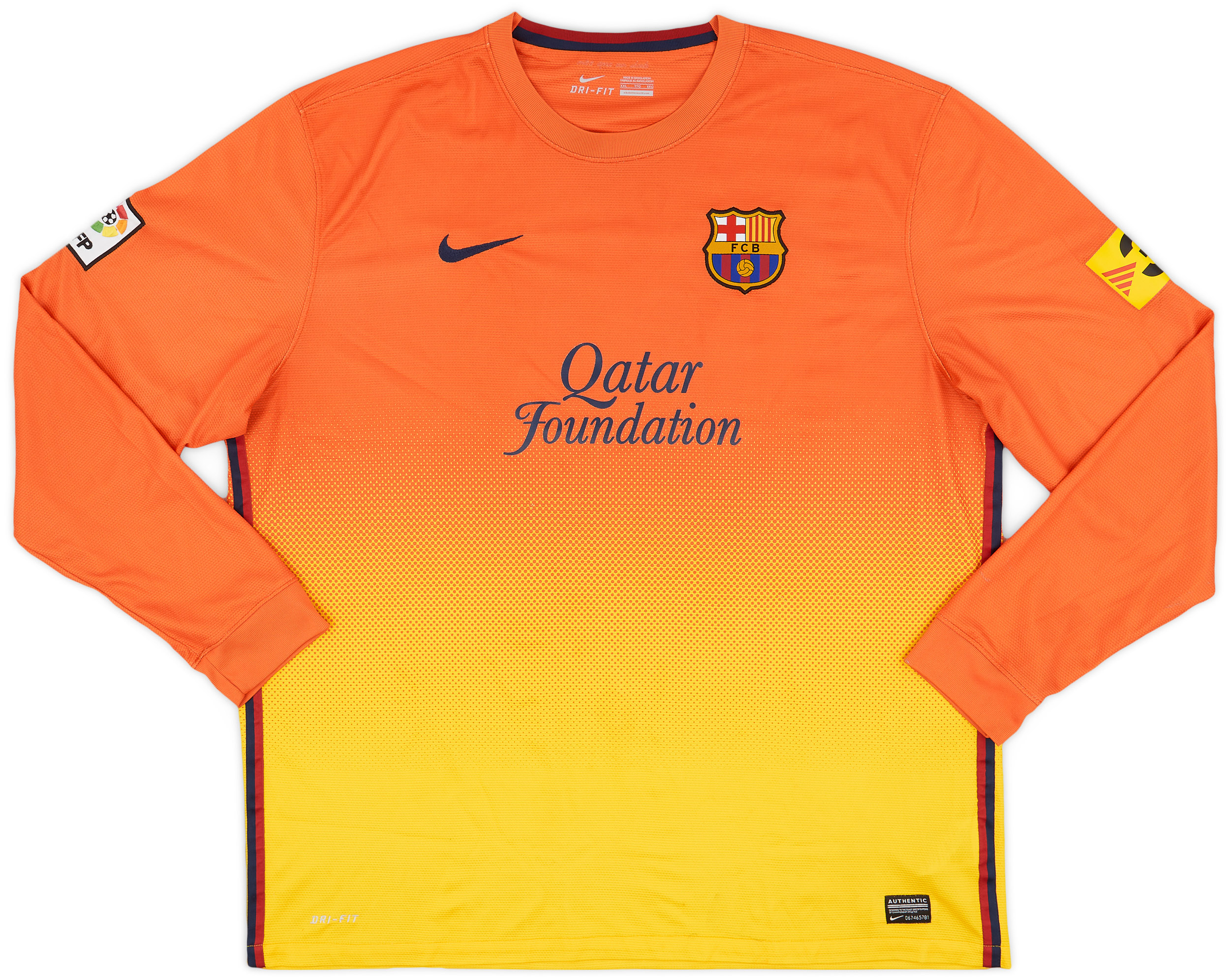 2012/13【AUTHENTIC】Messi #10 , XL MENS FC BARCELONA 2012/2013 LIONEL MESSI #10 FOOTBALL SOCCER